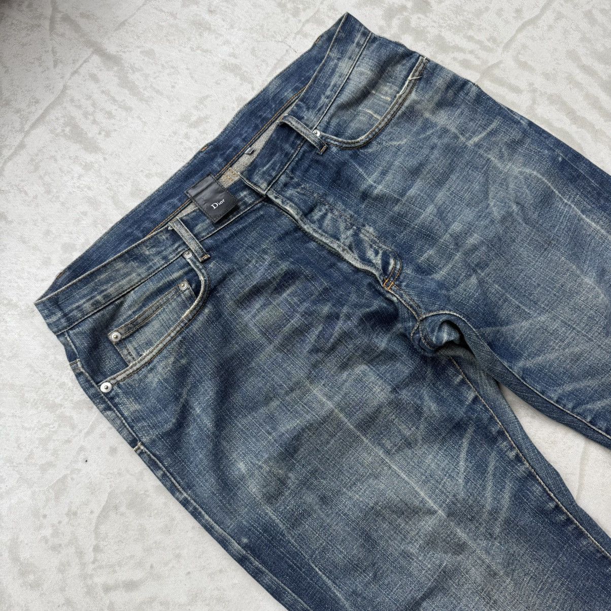 Dior Dior Homme SS08 Under My Car Wash Jeans (KVA) Size US 34 / EU 50 - 3 Thumbnail