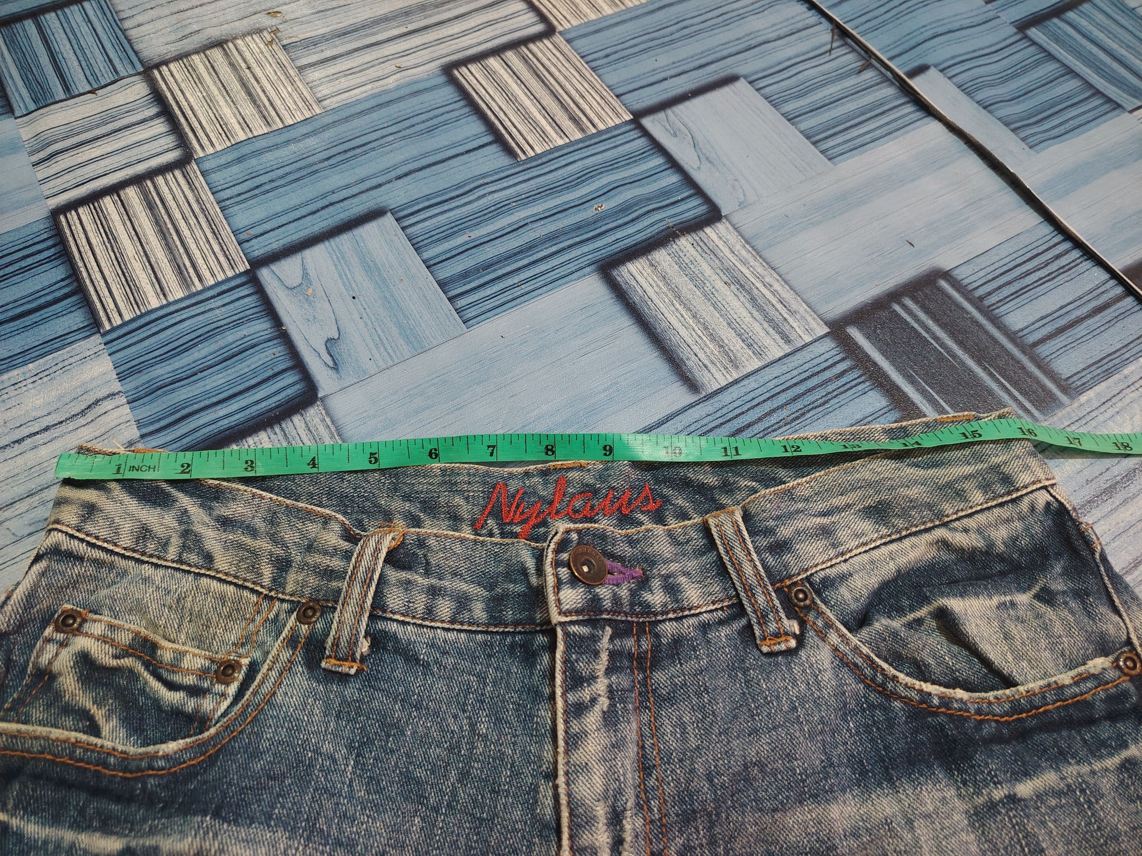 Who Decides War Japanese Nylaus Jeans Distressed denim Size US 32 / EU 48 - 21 Thumbnail