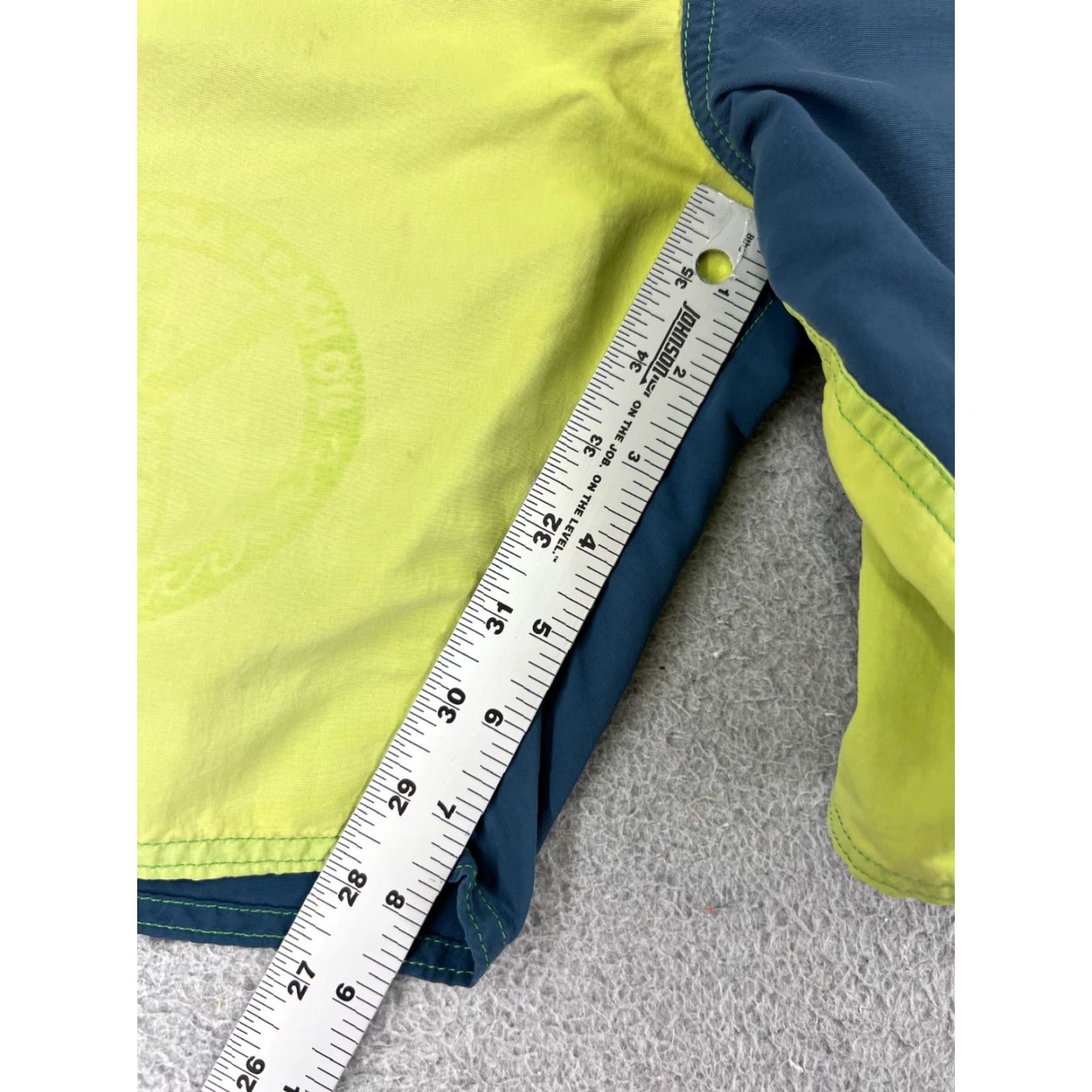 Patagonia Patagonia Mens Swim Trunks Bottom 33 Green Blue 100% Nylon Zipper Pocket Wavefarer Beach Size US 33 - 6 Thumbnail