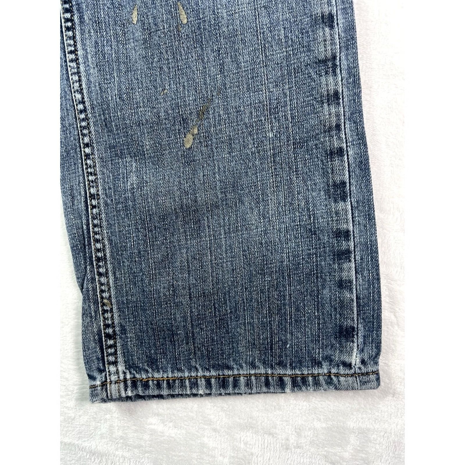 Levi's Levi's 559 Jeans Men's Regular 30x30 Distressed Denim Blue 5-Pocket Logo Vintage 90s USA | Jeans Mens XS? Size US 30 / EU 46 - 4 Thumbnail