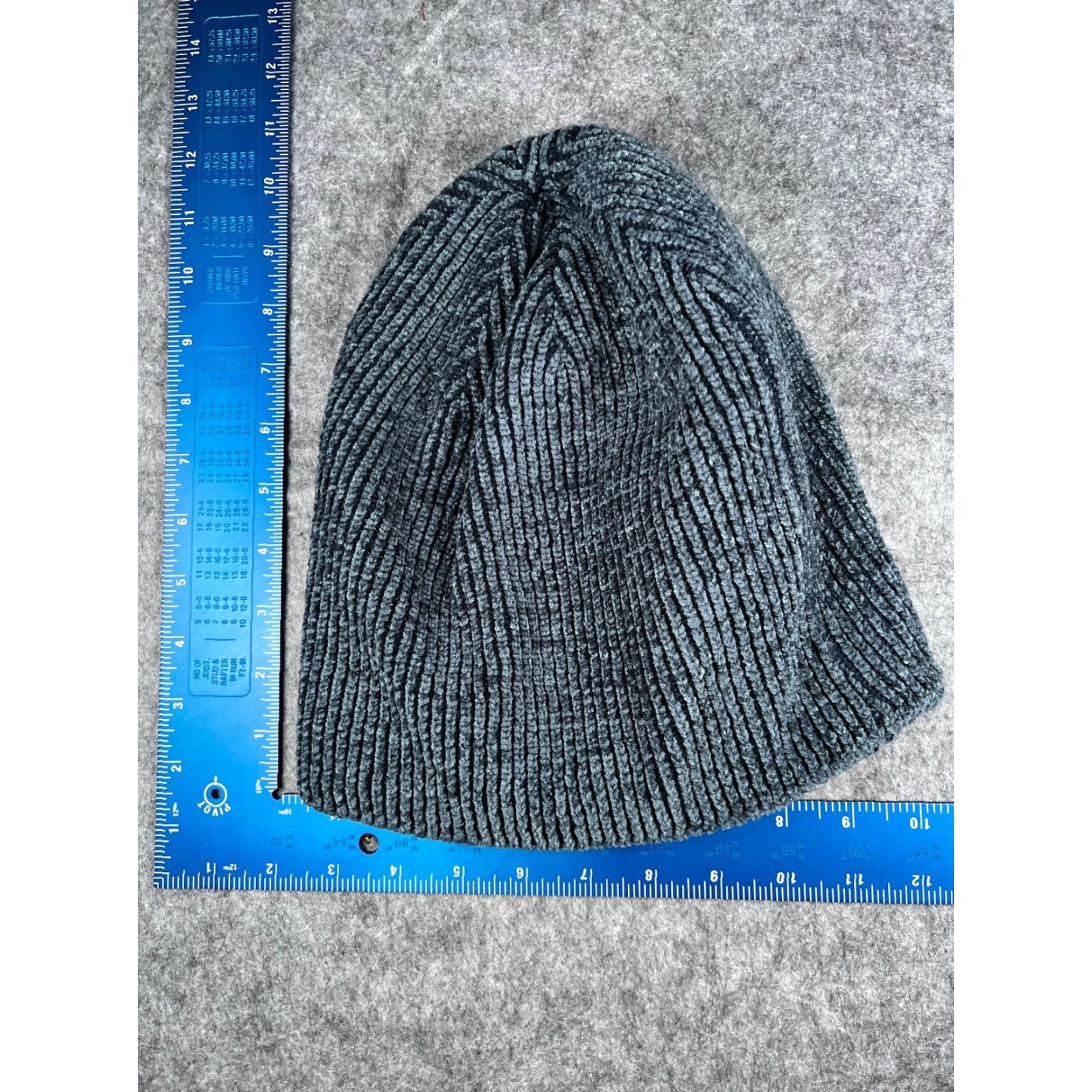 Vintage Adult Beanie Toque One Size Blue Knit Acrylic Blend Winter Snow Ski Outdoors Size ONE SIZE - 3 Thumbnail
