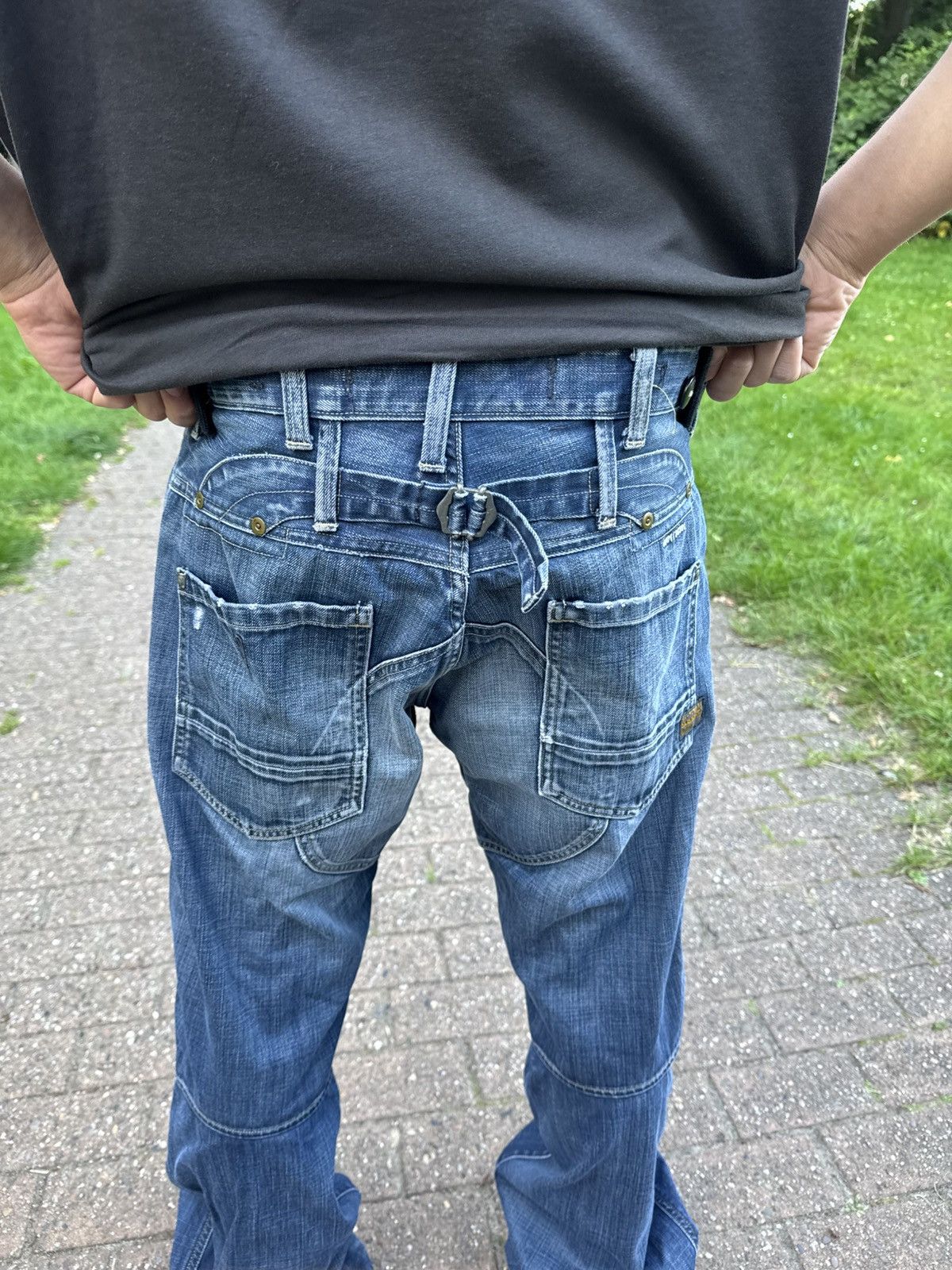 G-Star G-Star Vintage Jeans Streetwear Avantgarde Opium Size US 34 / EU 50 - 5 Thumbnail