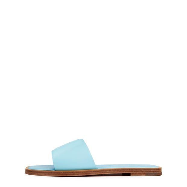 Christian Louboutin Cl Embossed Leather Mules Size US 6 / IT 36 - 3 Thumbnail