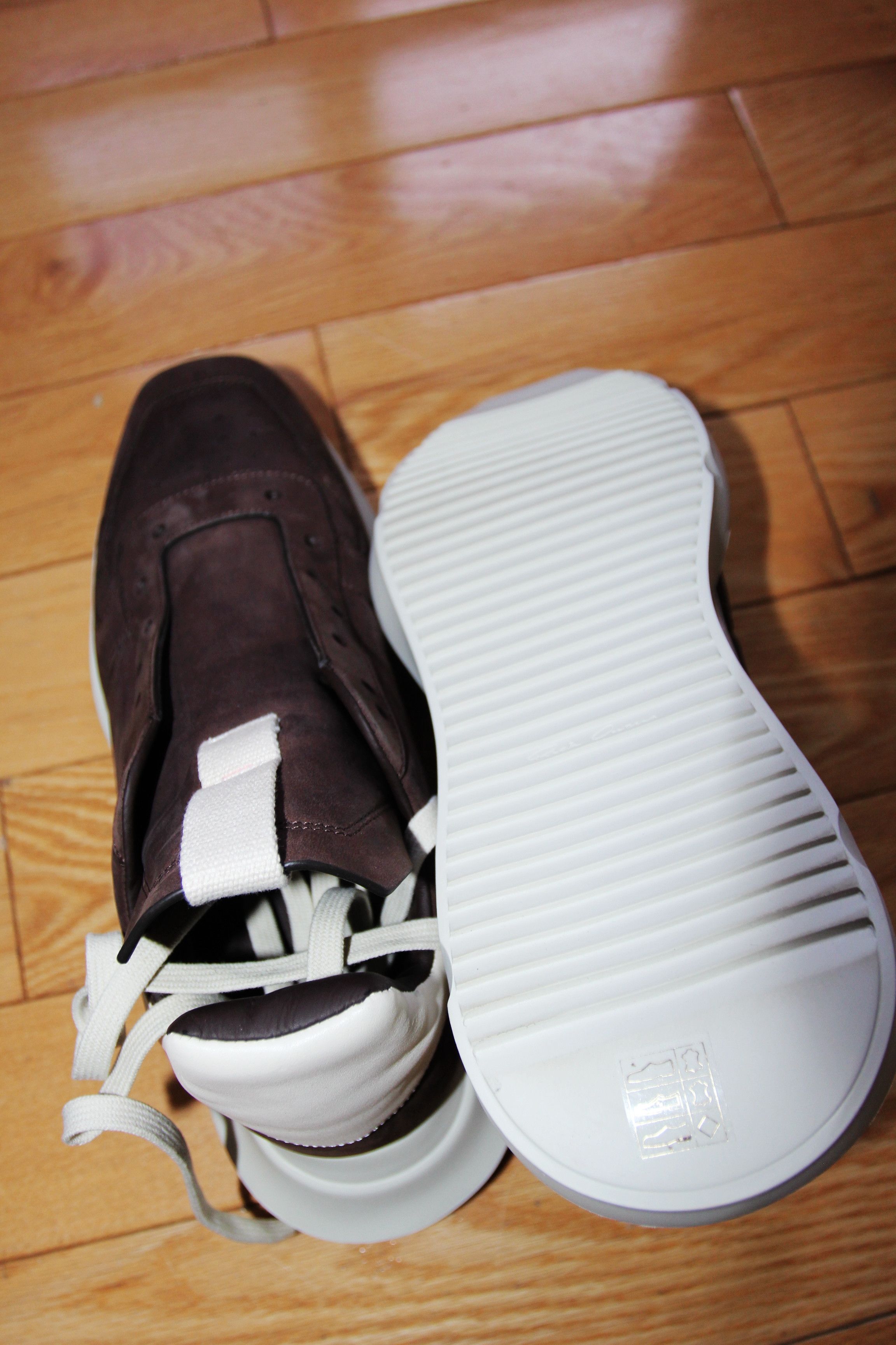 Rick Owens BNWT AW23 RICK OWENS "LUXOR" GETH RUNNER SNEAKERS 40 Size US 7 / EU 40 - 5 Thumbnail