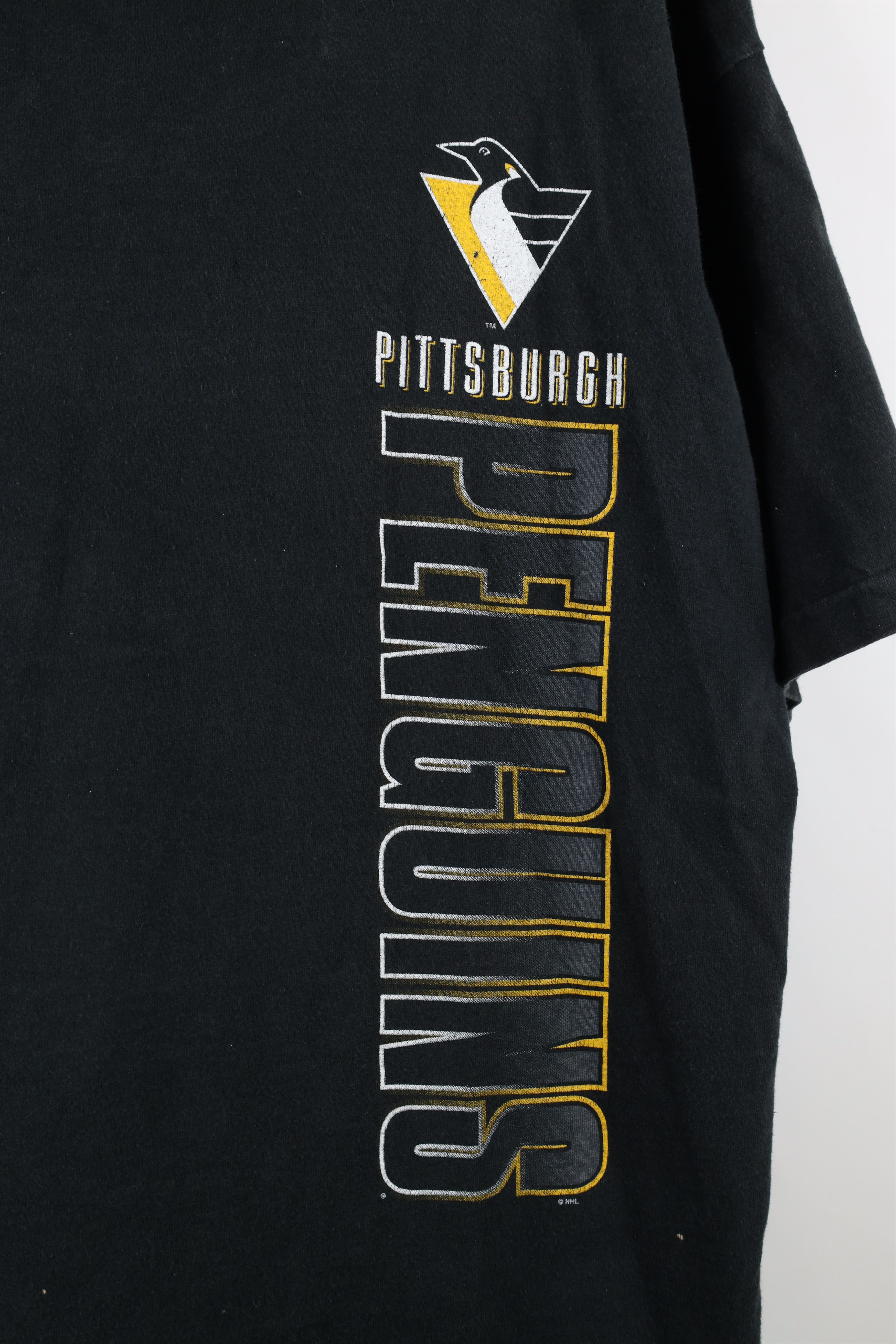 Vintage Vintage 90s Spell Out Pittsburgh Penguins Hockey T-Shirt USA Size US XXL / EU 58 / 5 - 4 Thumbnail