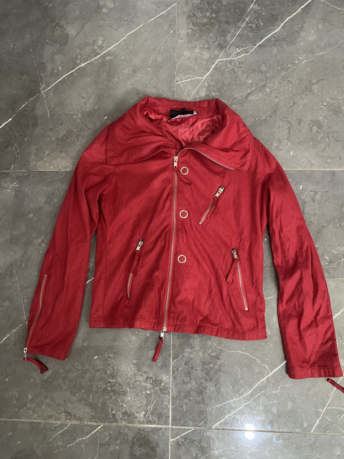 Hedi Slimane Nenamaria Jacket Biker Waxed Hedi Boys Styled Size US M / EU 48-50 / 2 - 3 Thumbnail