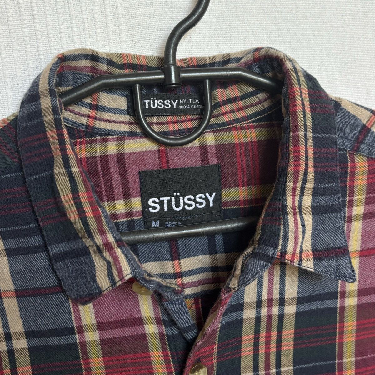 Stussy Stussy flannel shirt button up medium vintage rare street Size US M / EU 48-50 / 2 - 4 Thumbnail
