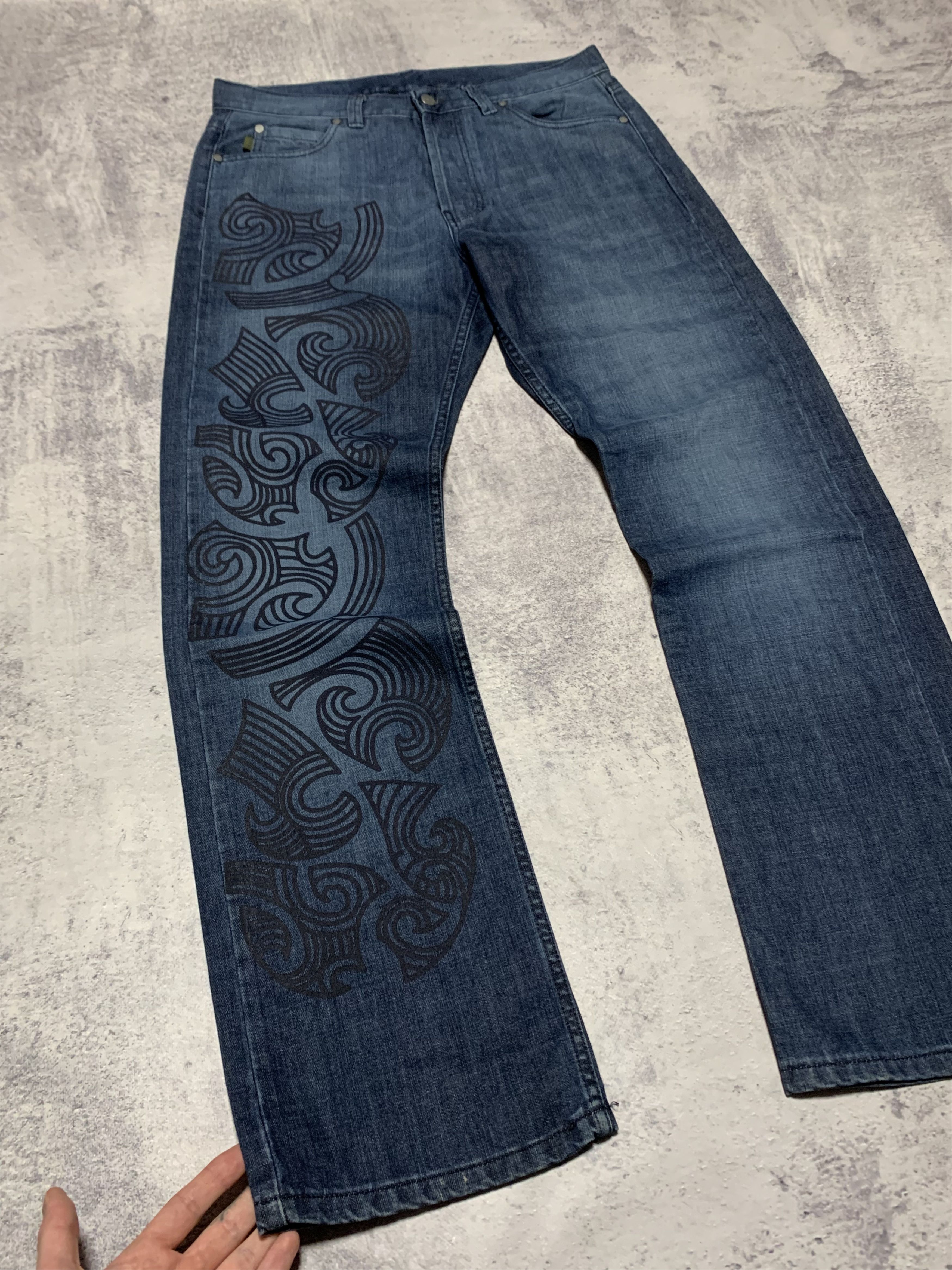 Kenzo Kenzo Vintage Printed Jeans Capsule Collection US 33 Size US 33 - 3 Thumbnail