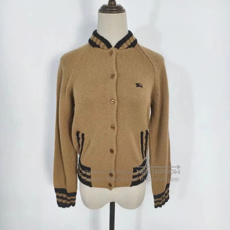 Burberry Burberry Khaki Wool Cardigan for Women. Size M / US 6-8 / IT 42-44 - 1 Thumbnail