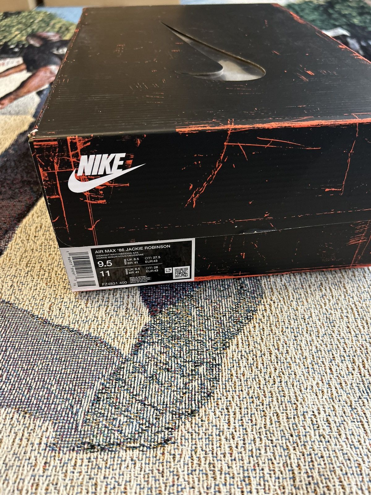 Nike Nike Air Max 1 ‘86 OG Jackie Robinson Size US 9.5 / EU 42-43 - 9 Thumbnail
