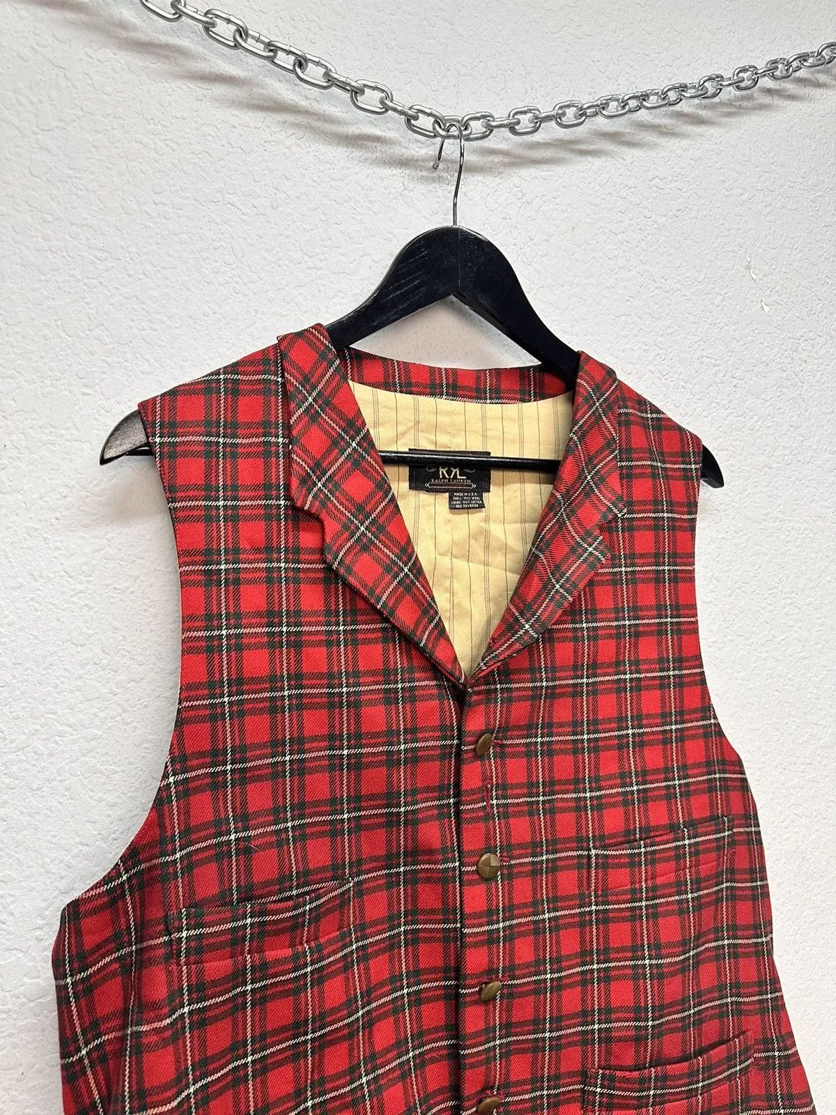 Vintage Wool Double Ralph Lauren RRL Purple Label Y2K USA