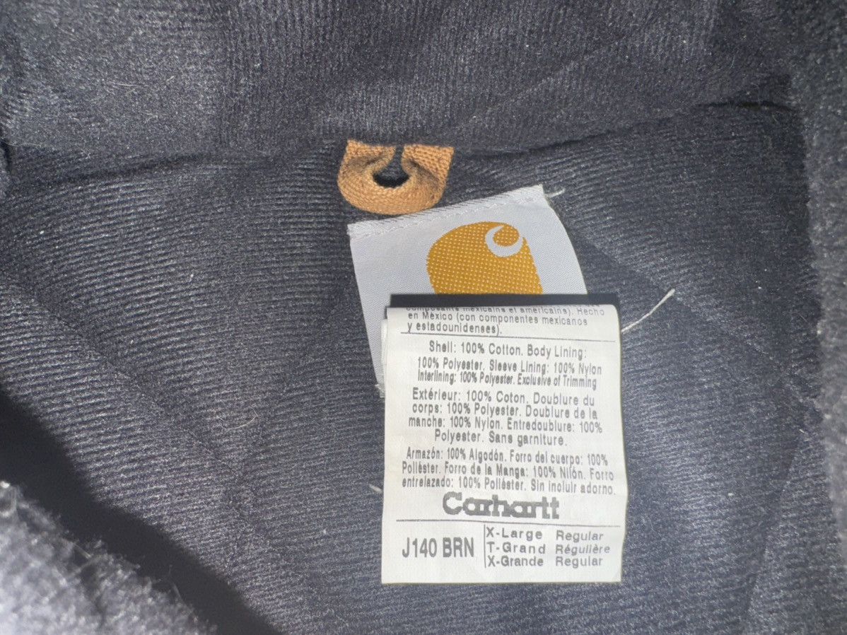 Carhartt Carhartt Tan Brown Hooded Jacket Detroit Active J140 BRN Size US XL / EU 56 / 4 - 7 Thumbnail