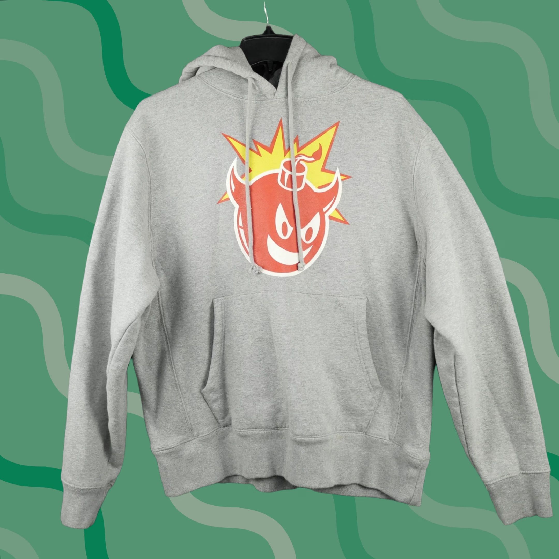 The Hundreds The Hundreds Hoodie Mens L Gray Devil Bomb Graphic Pullover Sweatshirt Evil Half Size US L / EU 52-54 / 3 - 1 Thumbnail