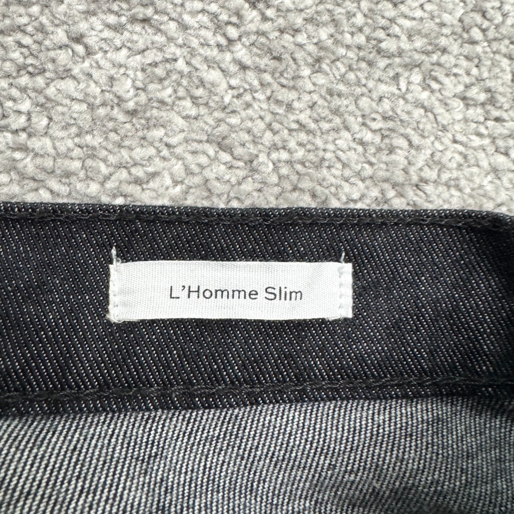 Frame Frame Jeans Mens 32x32 Black Organic Cotton L'Homme Slim Seven Springs Denim Size US 32 / EU 48 - 4 Thumbnail