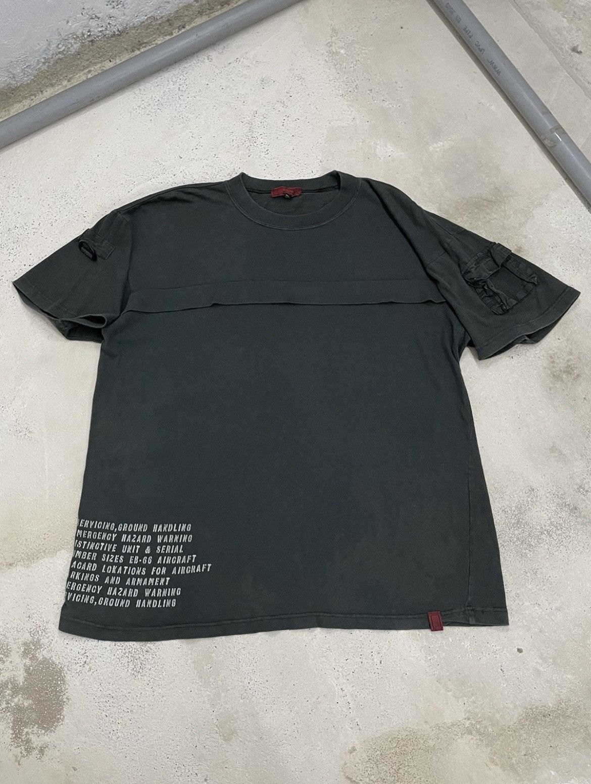 Bullet Noise Bullet Noise Army Aircraft Tactical Japanese Brand Tee Size US L / EU 52-54 / 3 - 3 Thumbnail