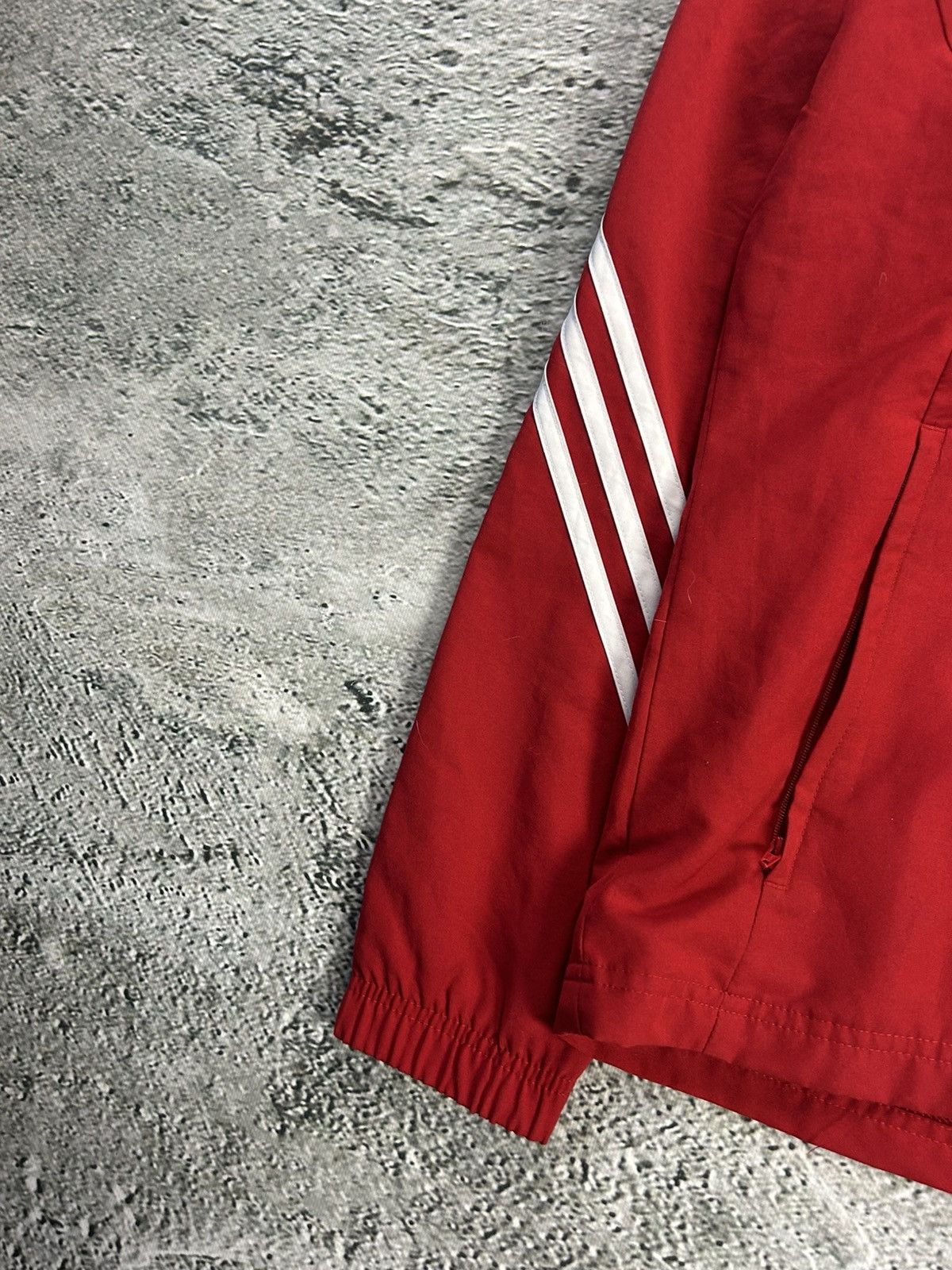 Adidas Adidas track jacket vintage red Y2K nylon zip Size US S / EU 44-46 / 1 - 2 Thumbnail