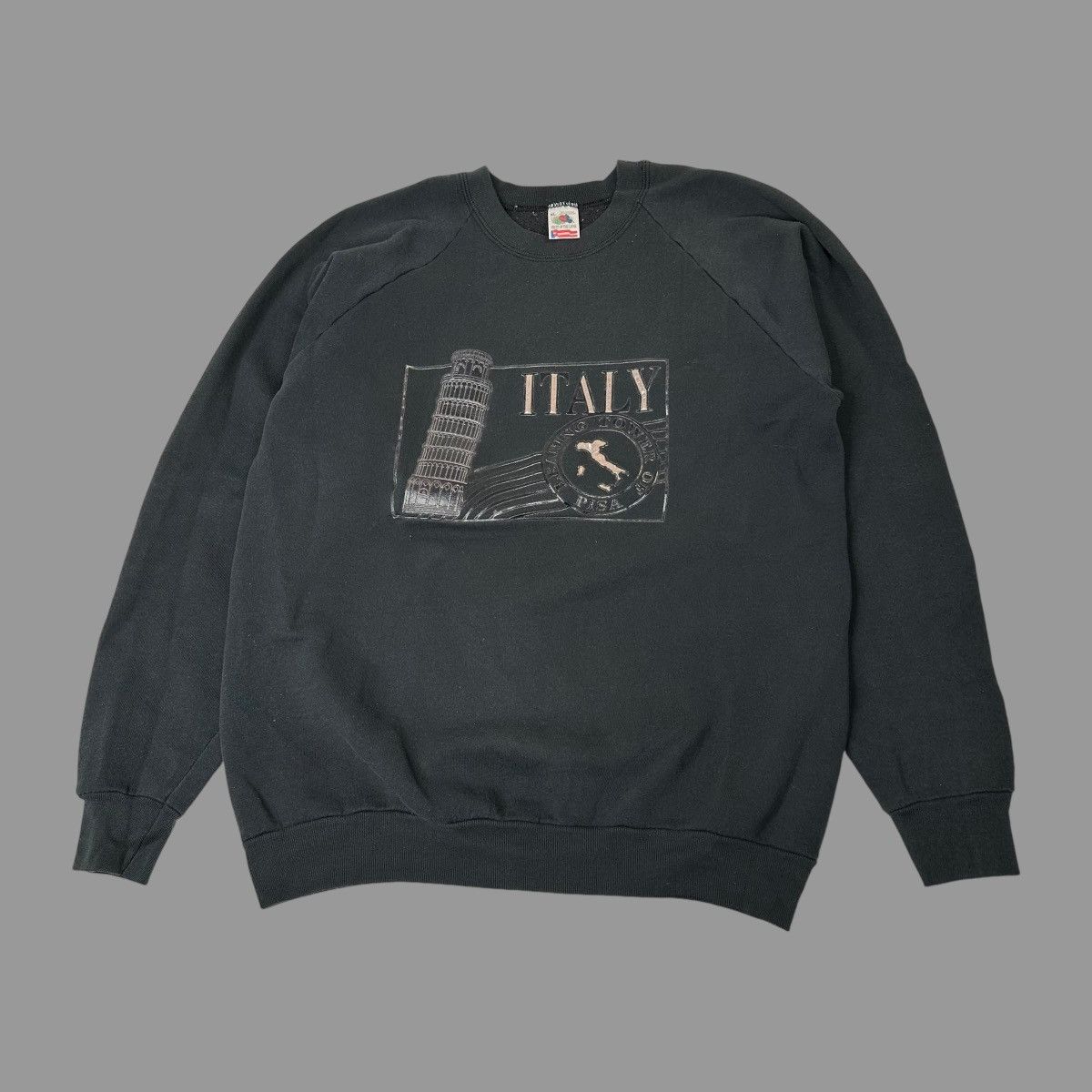 Vintage Vintage 1990s Italy sweatshirt Size US L / EU 52-54 / 3 - 1 Thumbnail