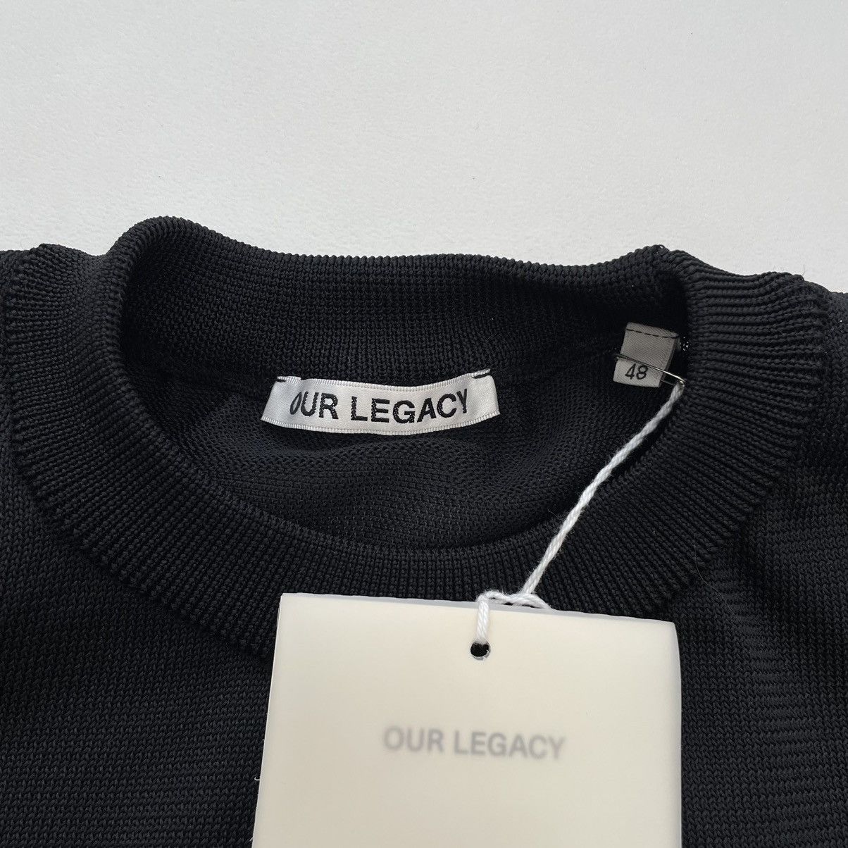 Our Legacy Black Tech Mesh ‘Sonar RoundNeck’ Sweater Size US M / EU 48-50 / 2 - 4 Thumbnail