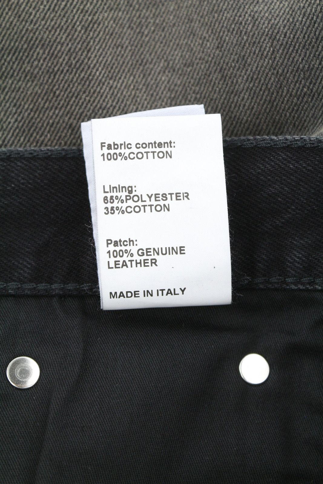 R13 CUFFED BOYFRIEND 30 Phantom Selvedge Black FW25 Jeans 86627 Size US 30 / EU 46 - 11 Thumbnail