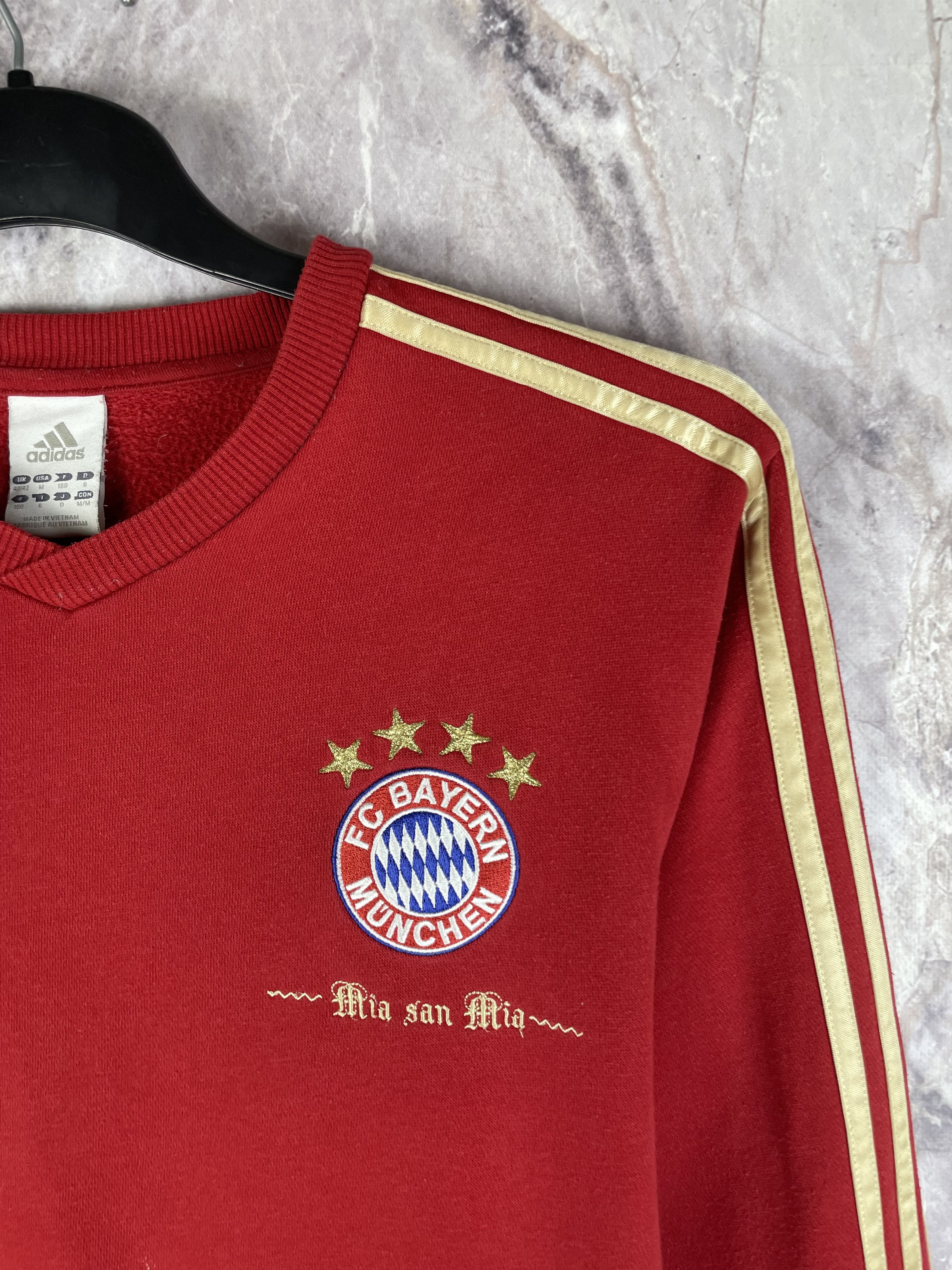 Adidas Vintage Bayern Munich Football Sweatshirt Soccer Size US M / EU 48-50 / 2 - 4 Thumbnail