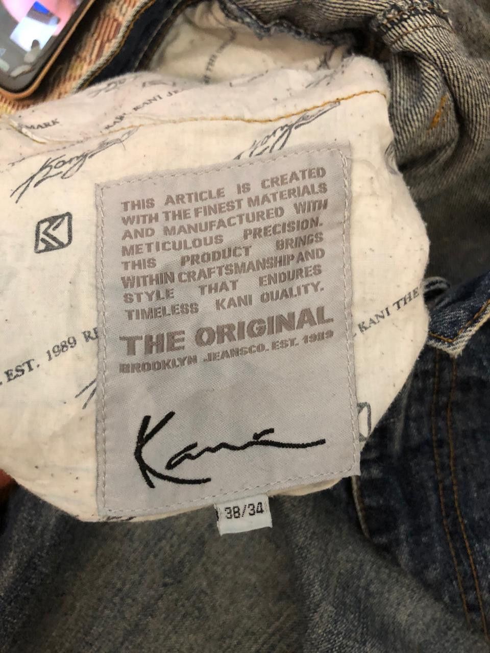 Karl Kani VTG Karl Kani Jeans 38x34 Blue Baggy Denim Y2K Hip Hop Wide Size US 38 / EU 54 - 5 Thumbnail