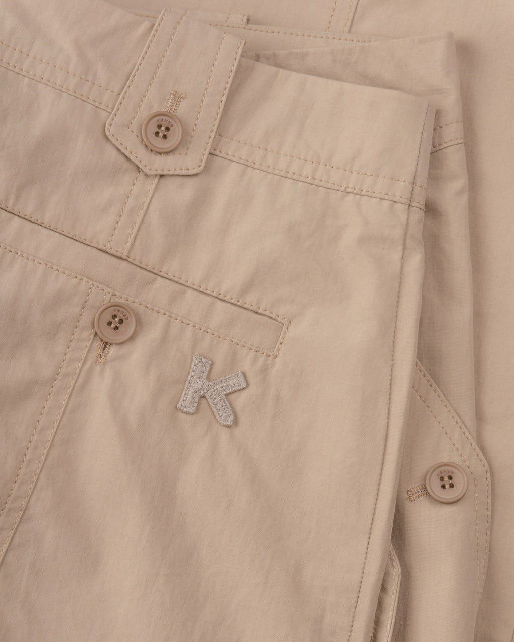 Kenzo KENZO / Tapered Belted Cotton Pants Size 25" / US 0 / IT 36 - 6 Thumbnail