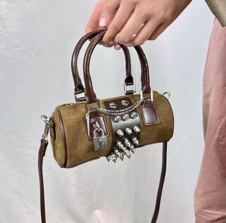 Other Handmade Y2K Vintage Punk Velvet Chain Crossbody Tote Size ONE SIZE - 1 Thumbnail