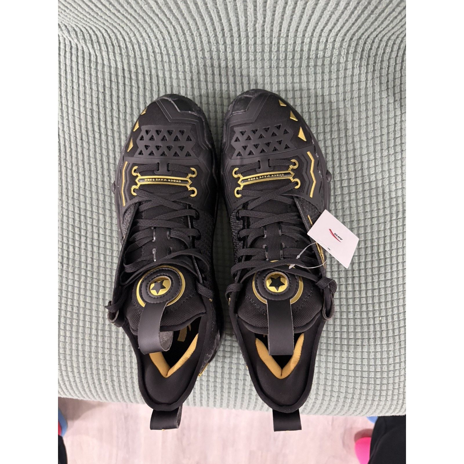 Other Size 8.5, ANTA Shock Wave 5 Pro Kyrie Irving Black Samurai Size US 8.5 / EU 41-42 - 7 Thumbnail