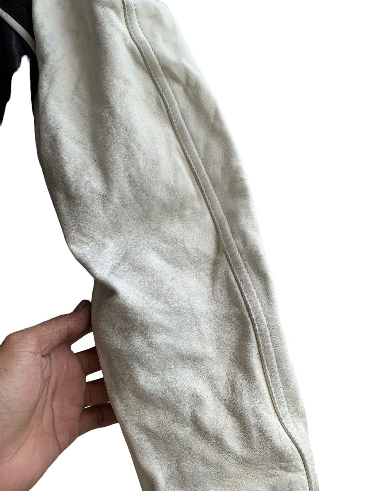 SS 15 Balmain Bomber Bikers Lamb Leather Jacket