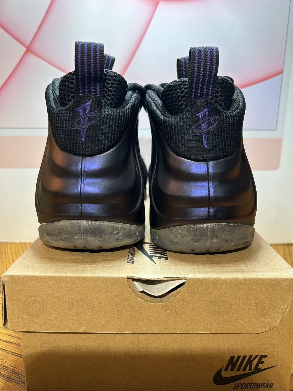 Nike Size 11 - Nike Air Foamposite One 2009 OG Eggplant LIKENEW Size US 11 / EU 44 - 4 Thumbnail