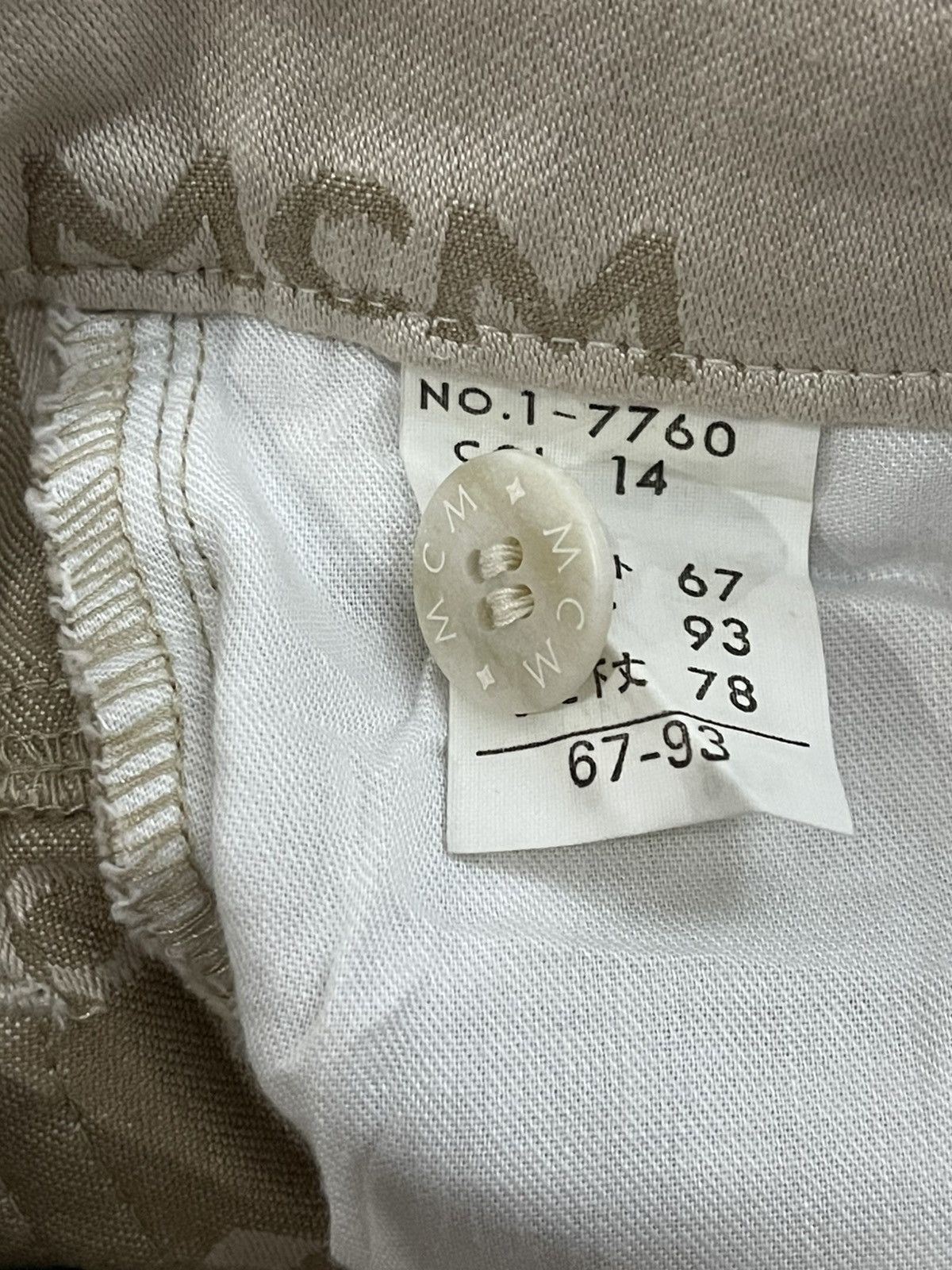 MCM × Vintage Vintage MCM Monogram Logos Pant Size 26" / US 2 / IT 38 - 6 Thumbnail