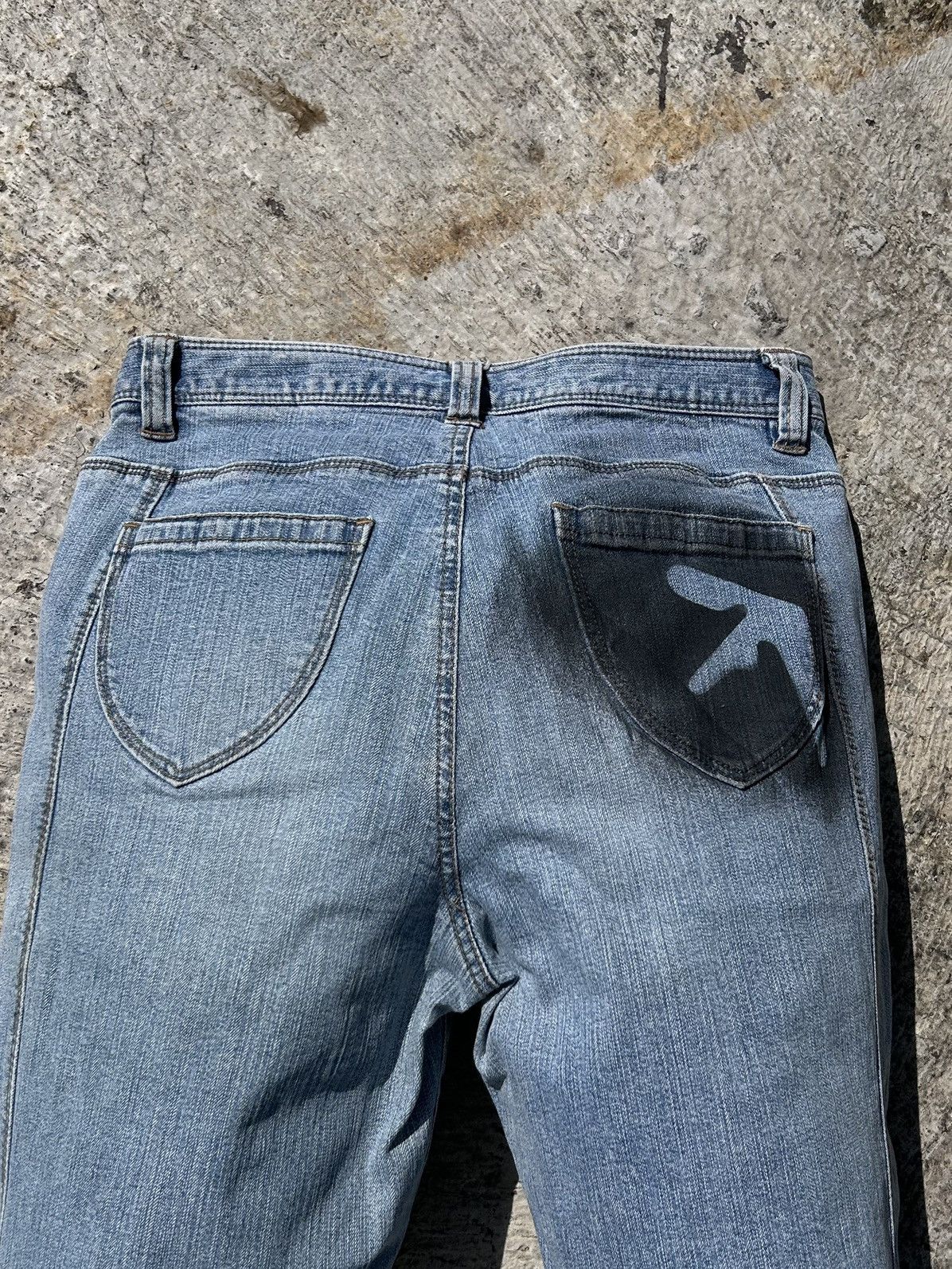 Handmade × Hysteric Glamour Jhon Jello Flare Jeans LGB style Size 29" - 10 Thumbnail
