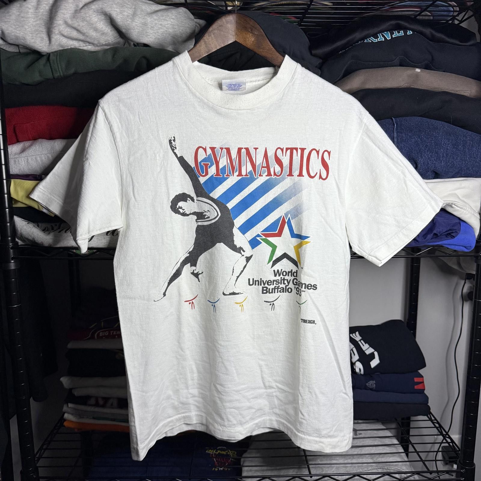 Designer 1993 World University Games Buffalo T-shirt Size US M / EU 48-50 / 2 - 1 Thumbnail