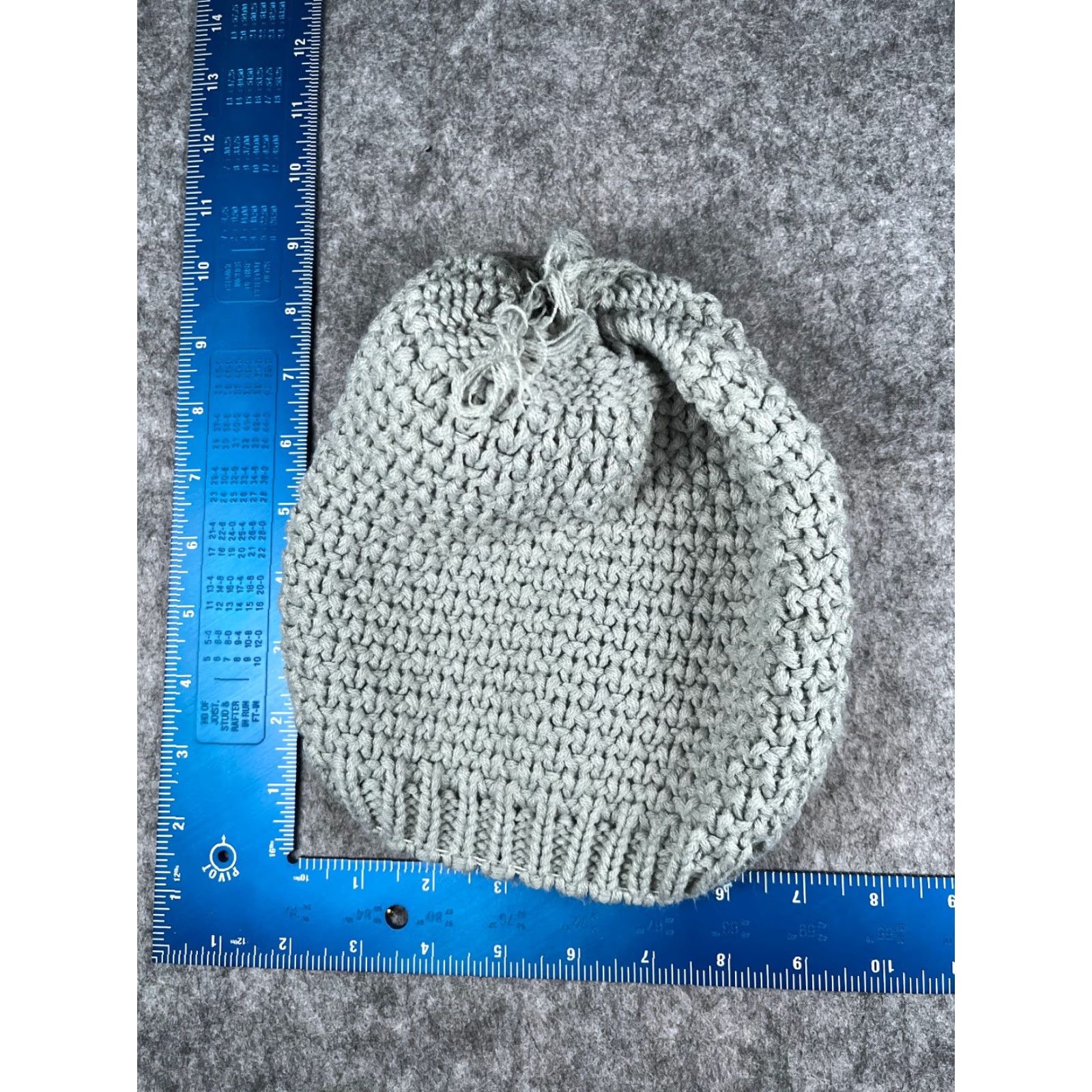 Vintage VINTAGE Accessory Depot Beanie Toque Women Knit Acrylic Faux Fur Pom Casual Travel Outdoor Ski Fall Spring Summer Winter One Size Gray Womens Size ONE SIZE - 5 Thumbnail