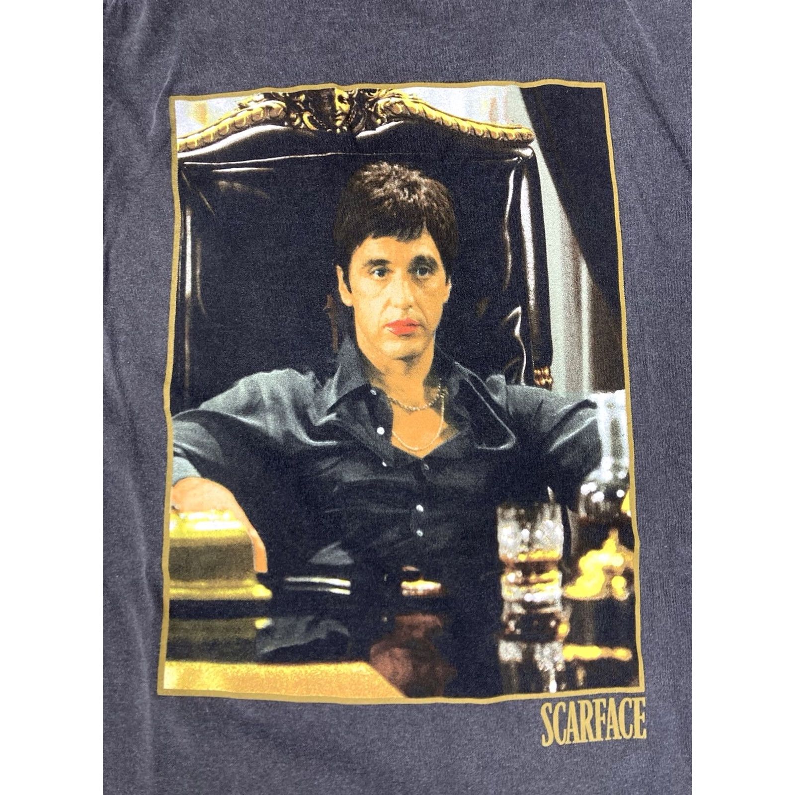 Ripple Junction Scarface Movie Graphic T-Shirt Men Small Gray Short Sleeve Size US S / EU 44-46 / 1 - 2 Thumbnail