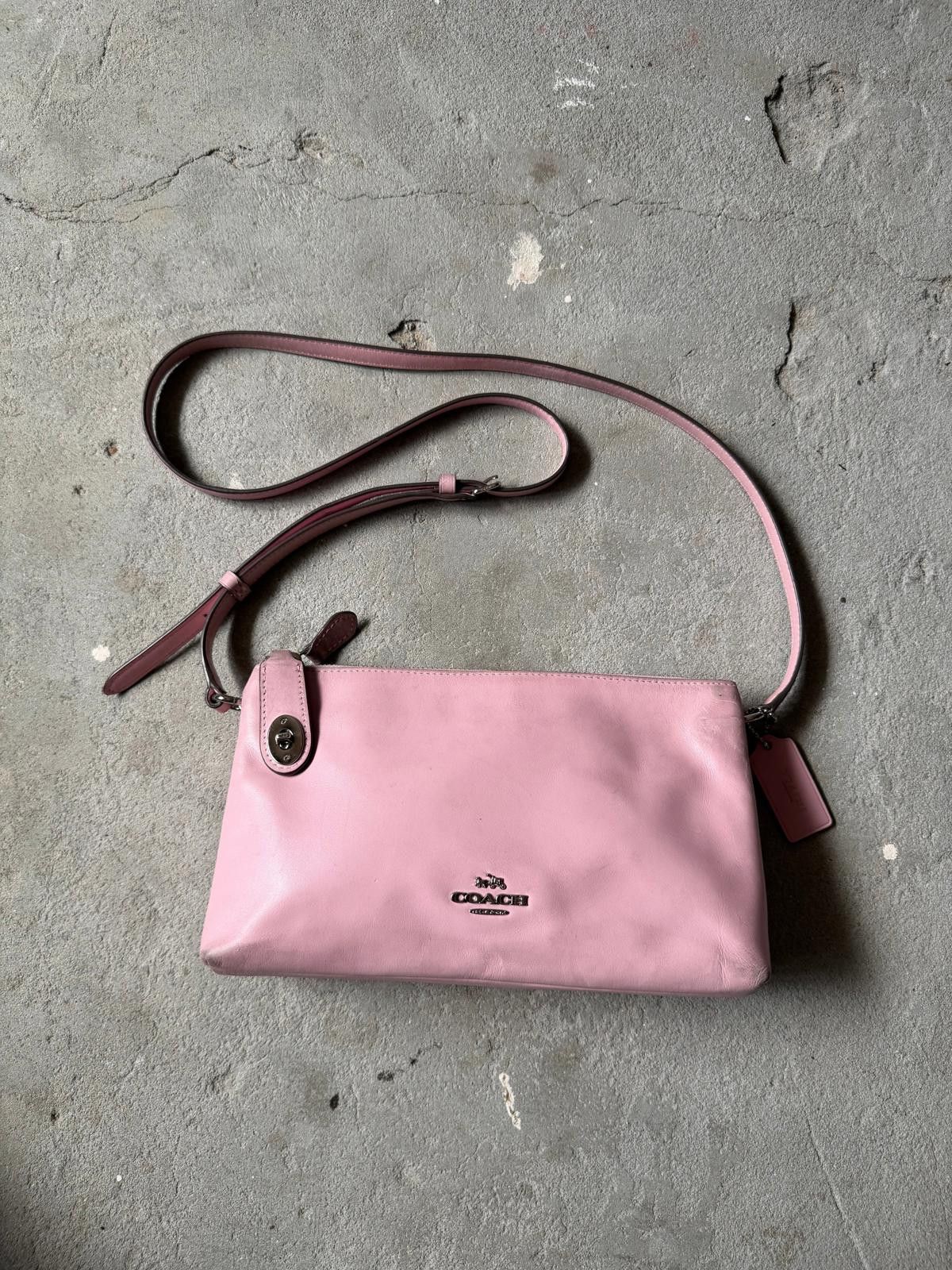 Coach Coach Leather Crossbody Bag Pink Size ONE SIZE - 1 Thumbnail