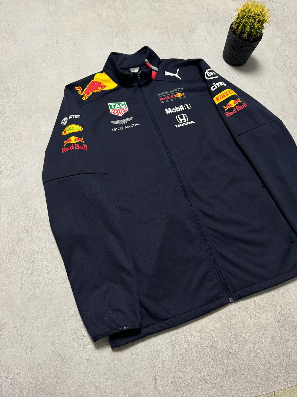 Puma × Red Bull Vintage Puma Red Bull Jacket Racing Aston Martin F1 Big Logo Size US XXL / EU 58 / 5 - 2 Thumbnail