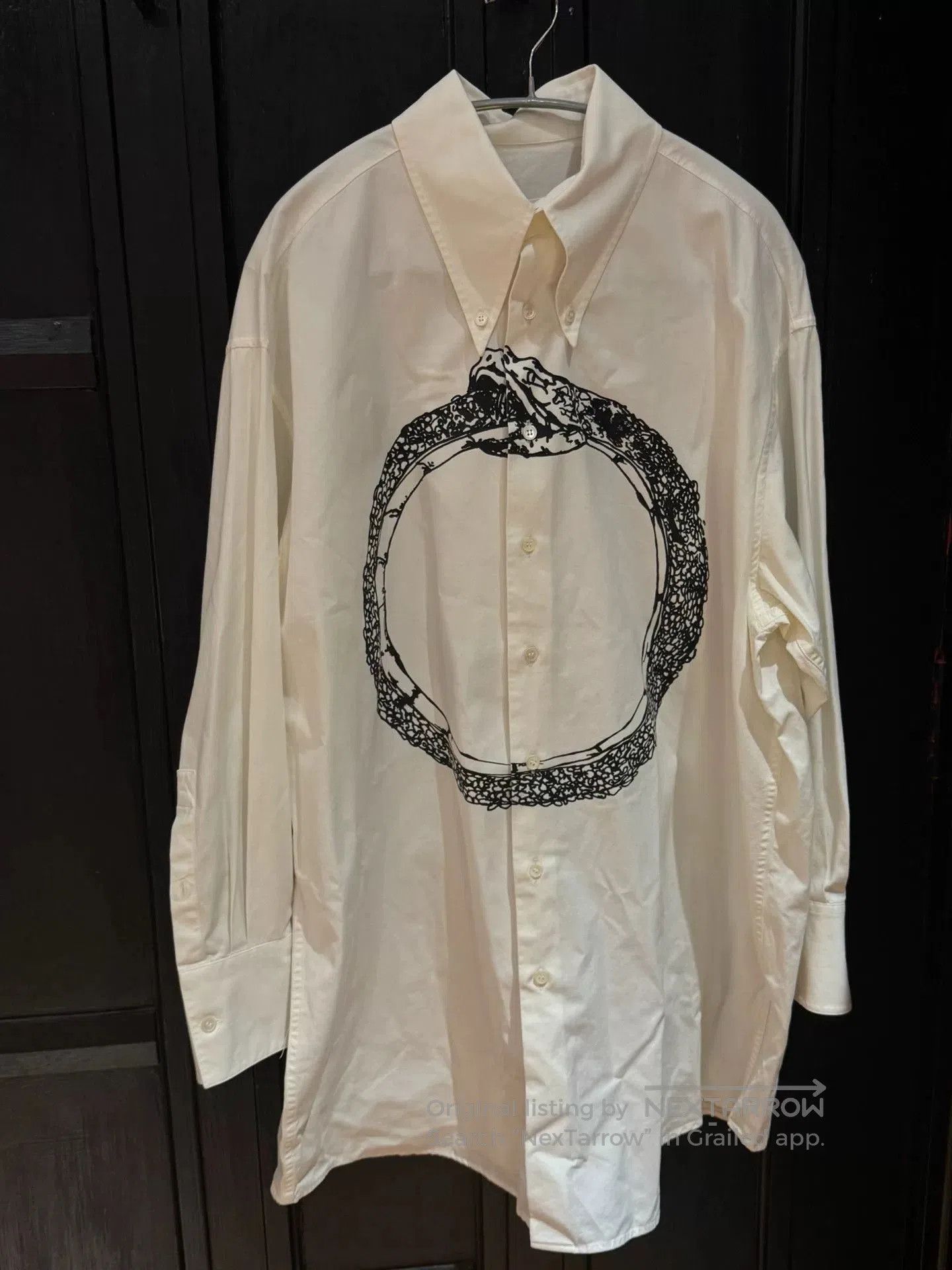 MM6 snake print long shirt by MM6 Maison Margiela. Size M / US 6-8 / IT 42-44 - 1 Thumbnail
