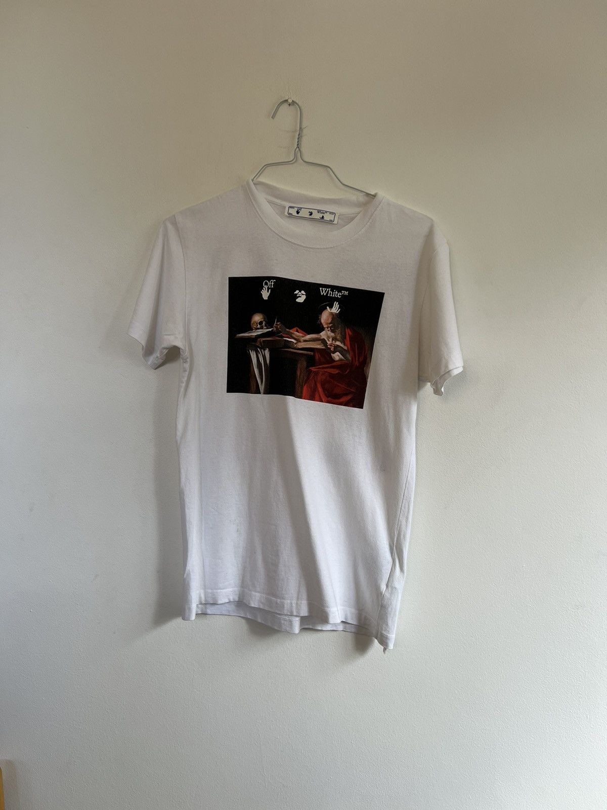 Off-White × Virgil Abloh Off white Caravaggio TEE Size US M / EU 48-50 / 2 - 3 Thumbnail