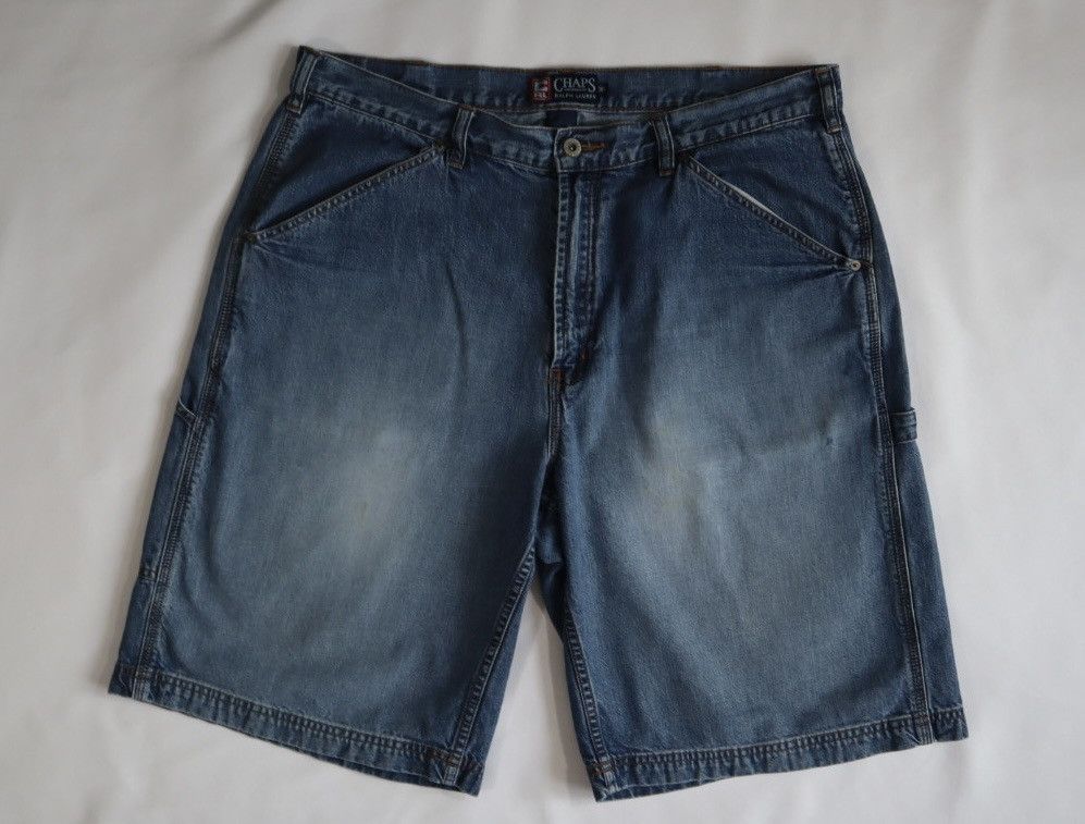 Chaps Ralph Lauren Chaps Ralph Lauren Denim Carpenter Shorts Size US 36 / EU 52 - 1 Thumbnail