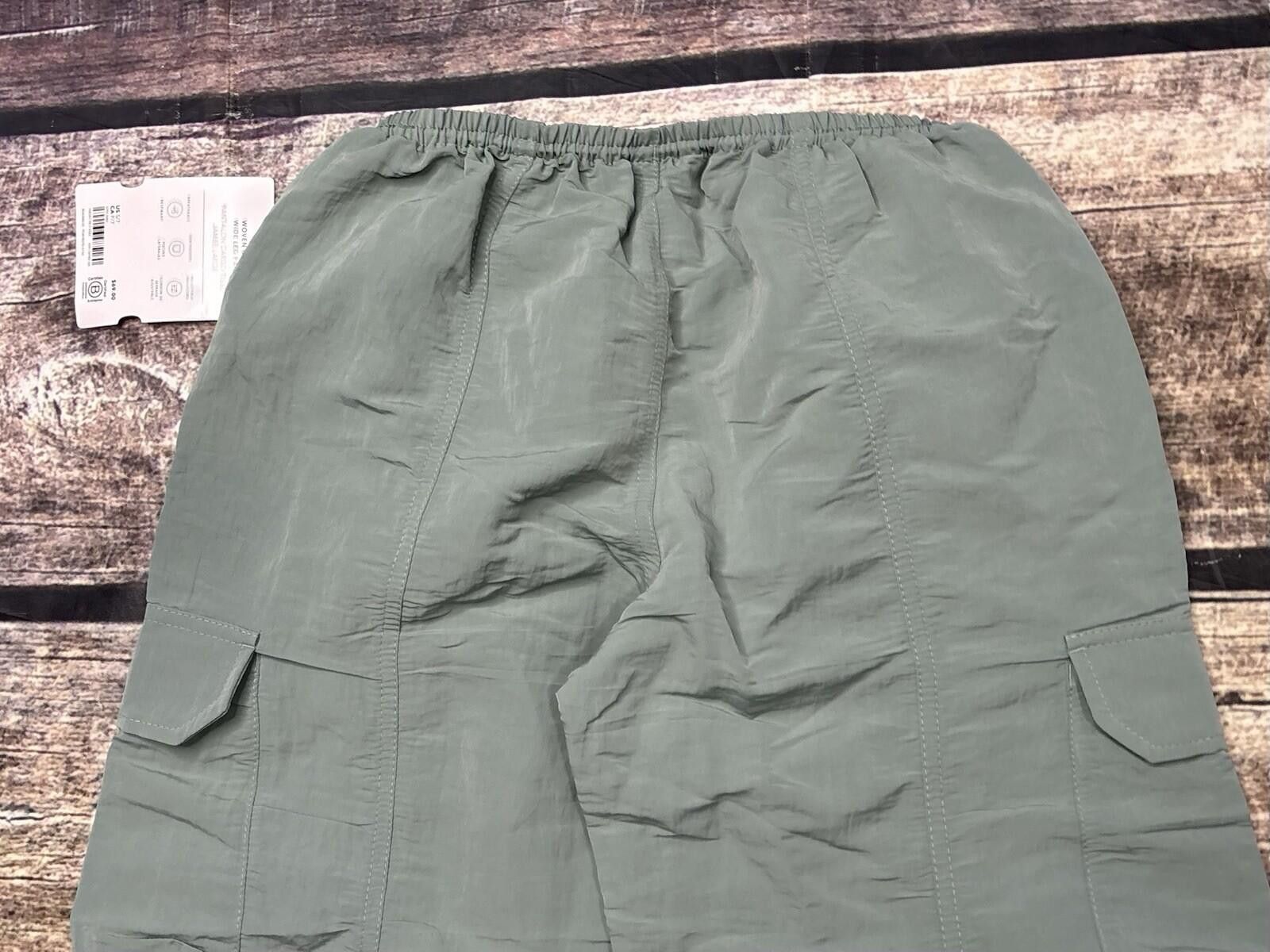 Other Athleta Girl Pants Girls Small 7 Woven Wide Leg Cargo Nylon Size ONE SIZE - 6 Thumbnail