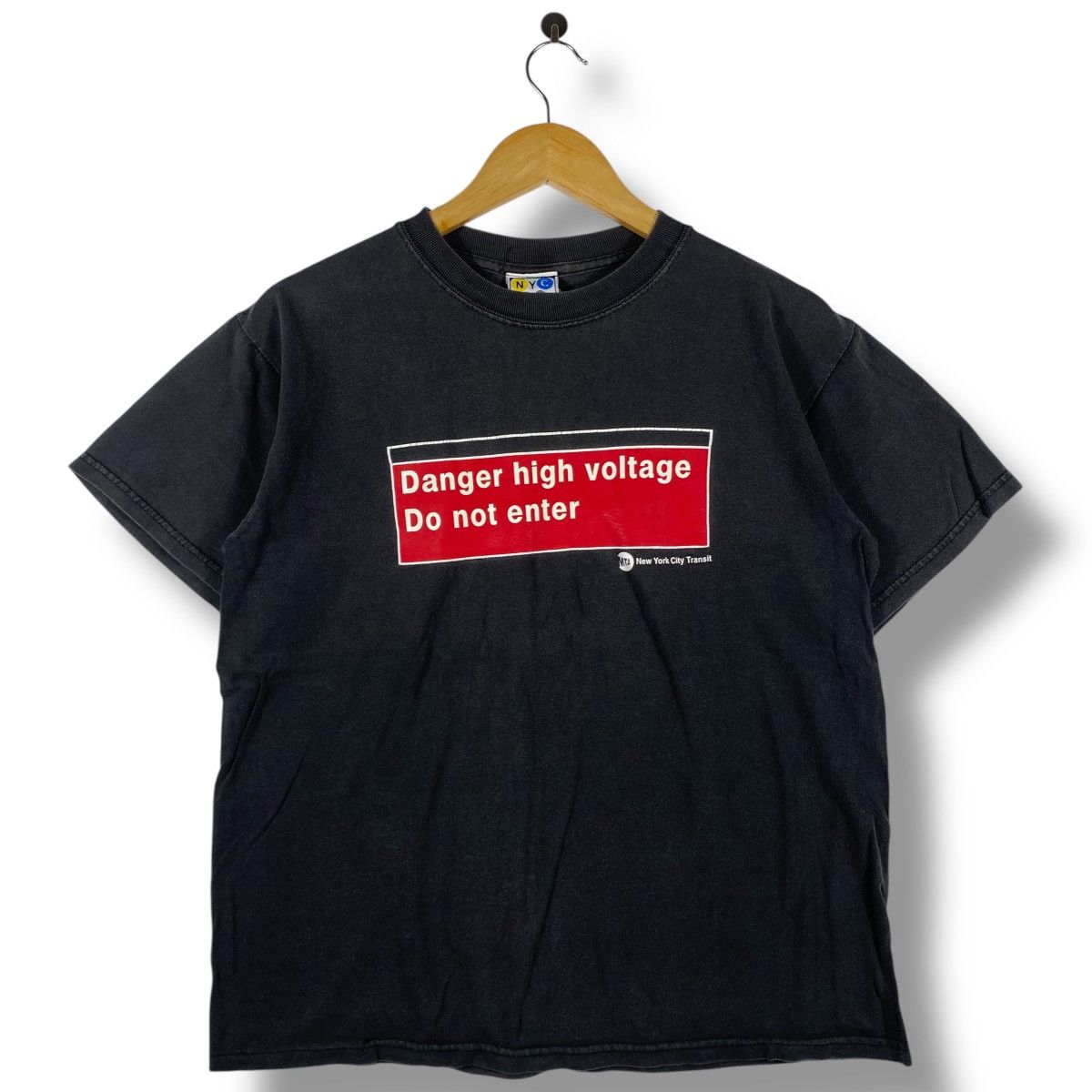 Vintage Vintage NYC SUBWAY LINE New York City Transit Faded Tee Size US M / EU 48-50 / 2 - 1 Thumbnail
