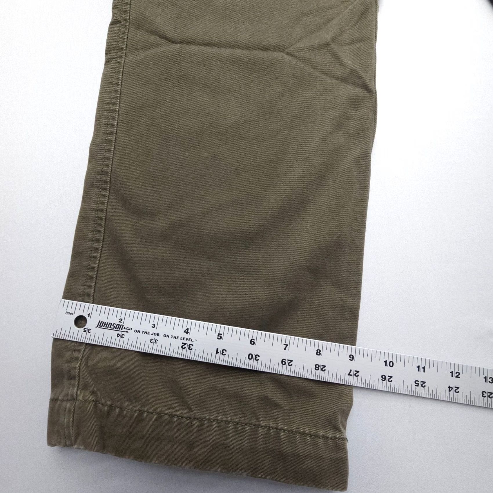 Timberland Timberland Chino Pants Mens 32 x 30 Regular Green Twill 5-Pocket Casual Workwear Jeans Style Boys Size US 32 / EU 48 - 4 Thumbnail