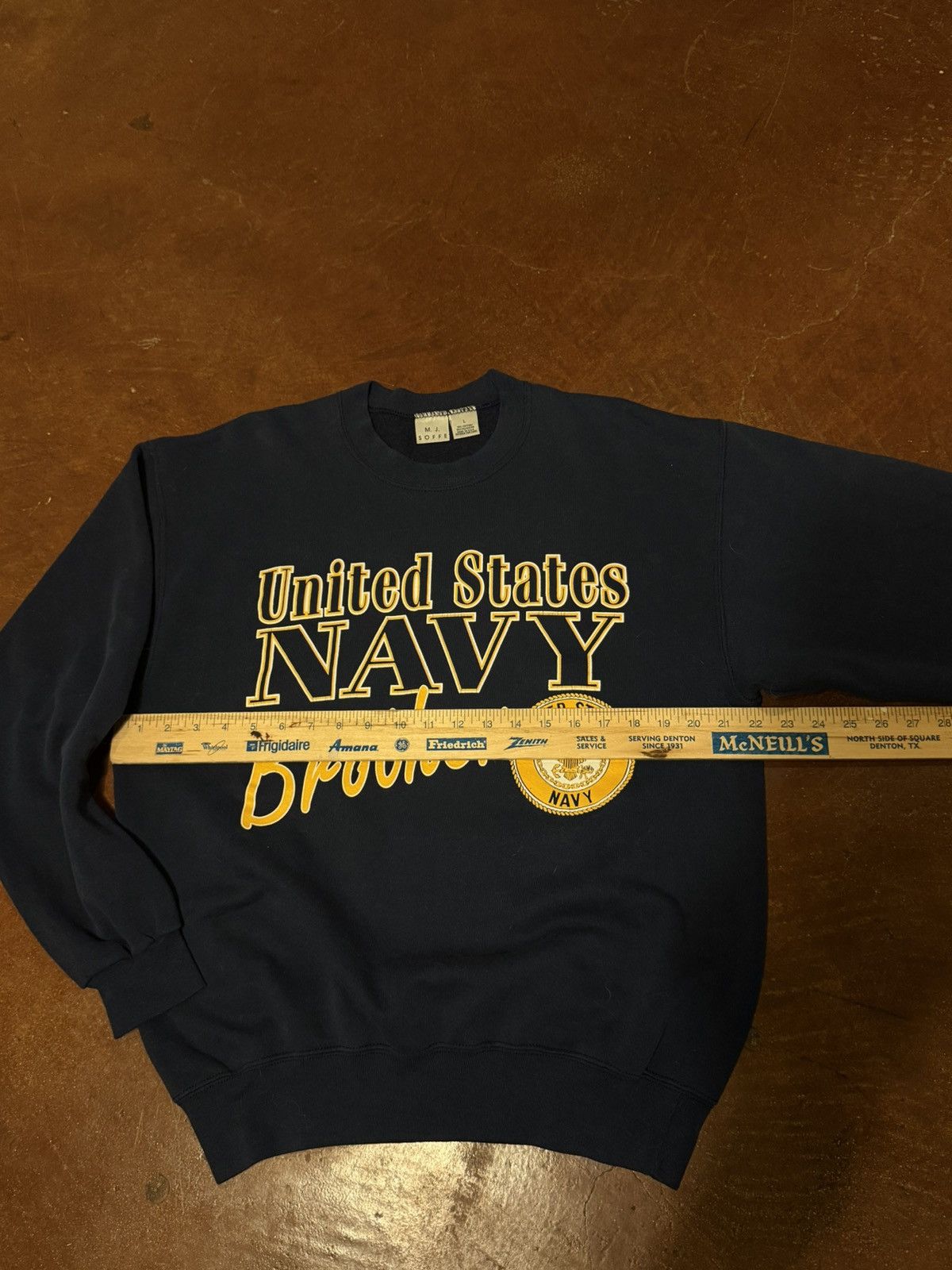 Other Vintage United States Navy Brother Sweatshirt Large Size US L / EU 52-54 / 3 - 6 Thumbnail