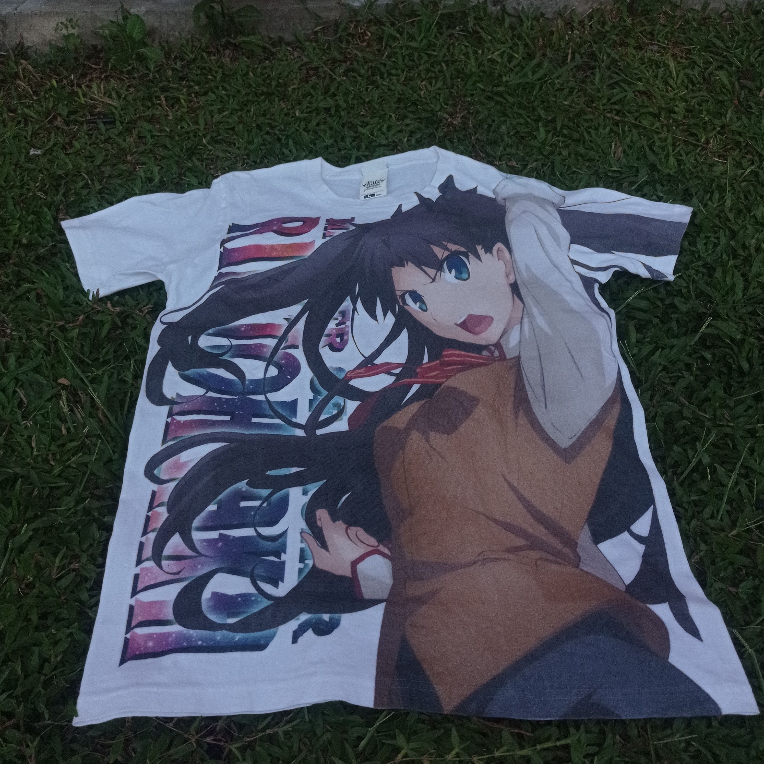 Japanese Brand Anima Cospa Fate/stay night [UBW] Rin Tohsaka T-shirt Size US L / EU 52-54 / 3 - 4 Thumbnail