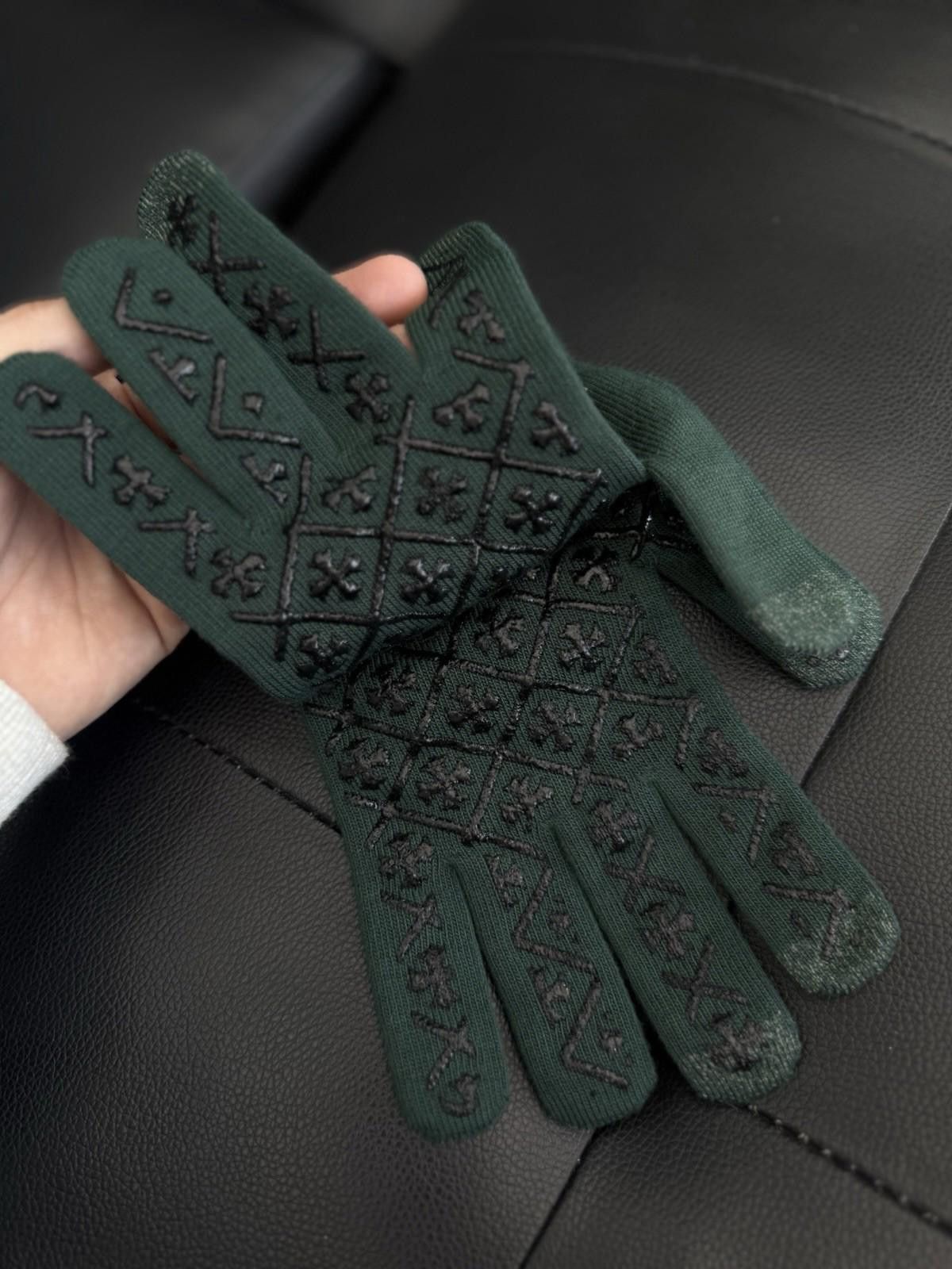 Chrome Hearts Chrome Hearts Green Gloves Size Medium Brand New RARE Size ONE SIZE - 7 Thumbnail