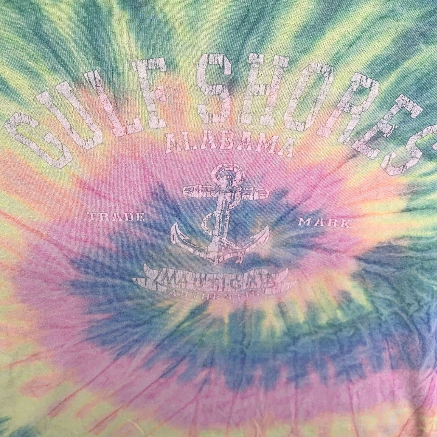 Vintage VINTAGE Tie-Dye T-Shirt Unisex Small Beach Alabama Casual Cotton 90s Destination USA Size US S / EU 44-46 / 1 - 5 Thumbnail