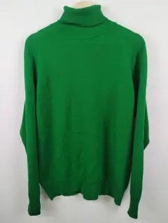Japanese Brand Green zippered turtleneck sweater Size US L / EU 52-54 / 3 - 2 Thumbnail