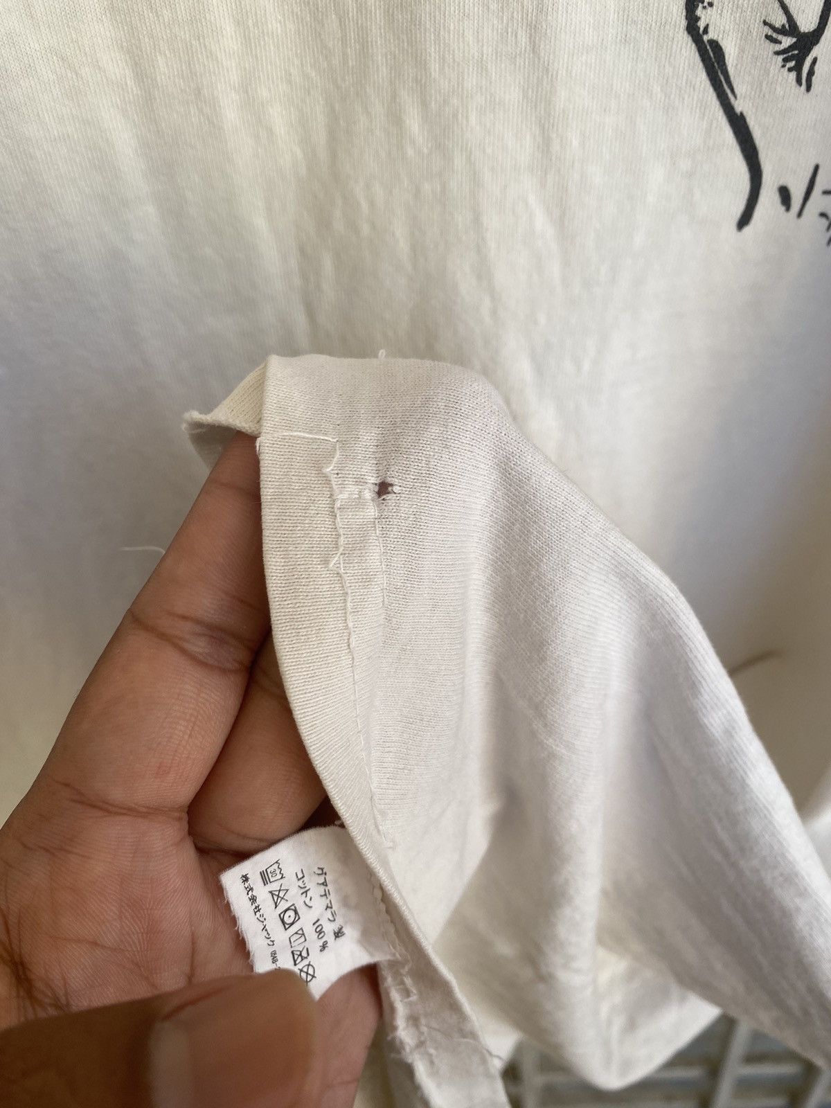 Stussy vintage stussy trashed tee! Size US M / EU 48-50 / 2 - 9 Thumbnail