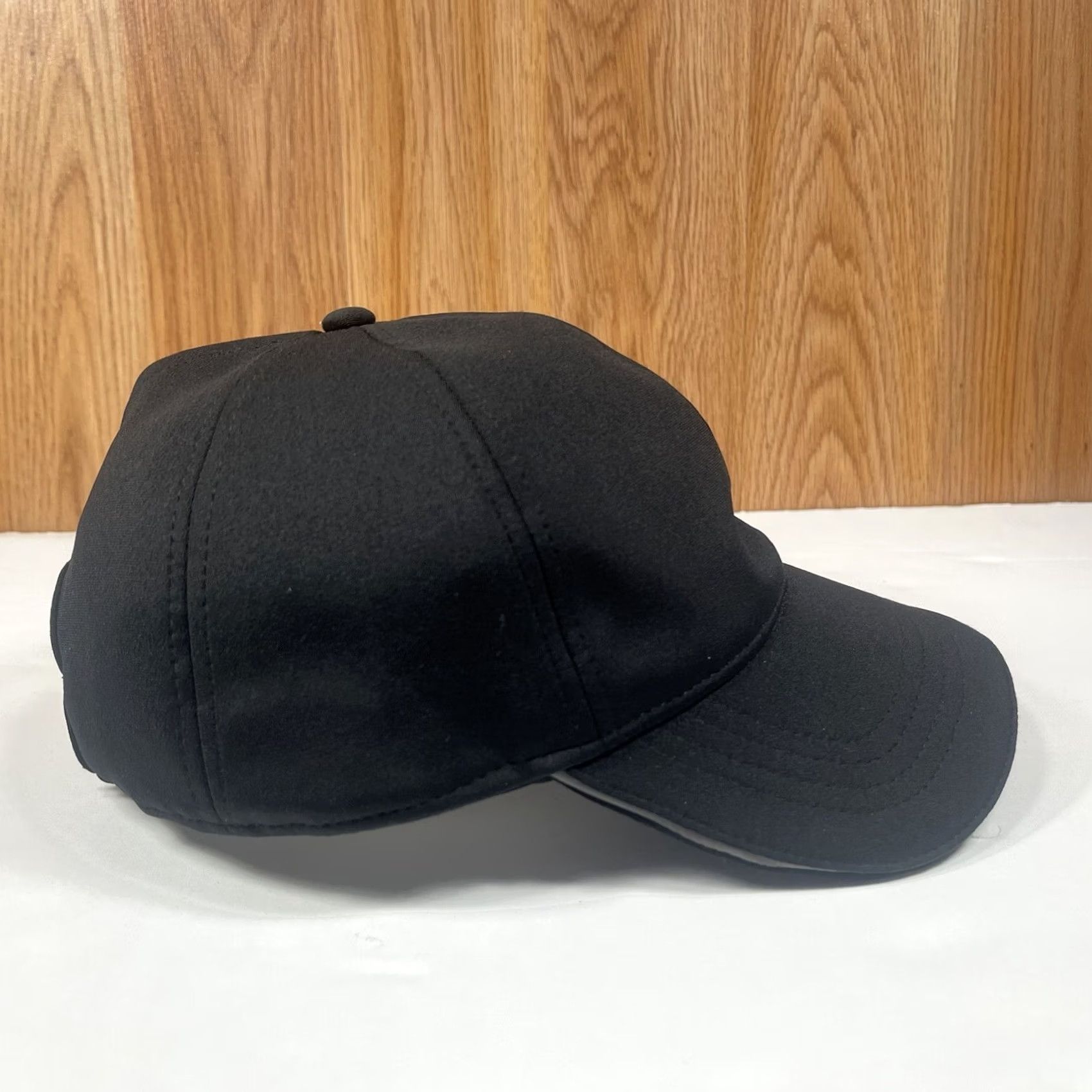 Vintage Unbranded Hat Adult Solid Black Adjustable StrapBack Baseball Cap Size ONE SIZE - 6 Thumbnail